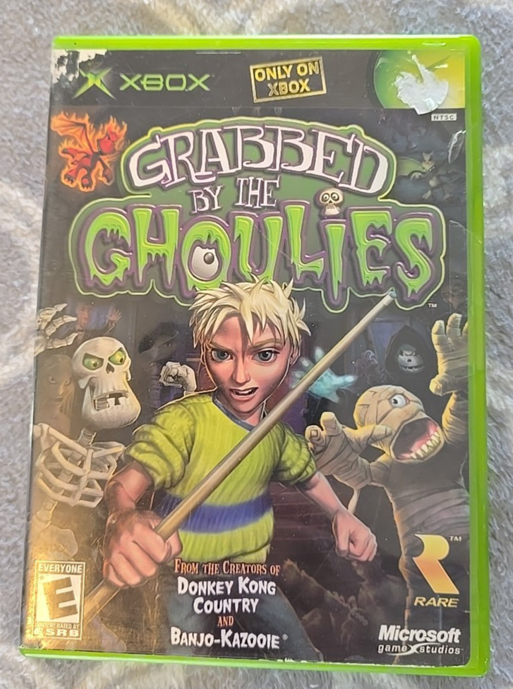 Grabbed by the Ghoulies (Microsoft Xbox, 2003) Complete CIB w/ Manual