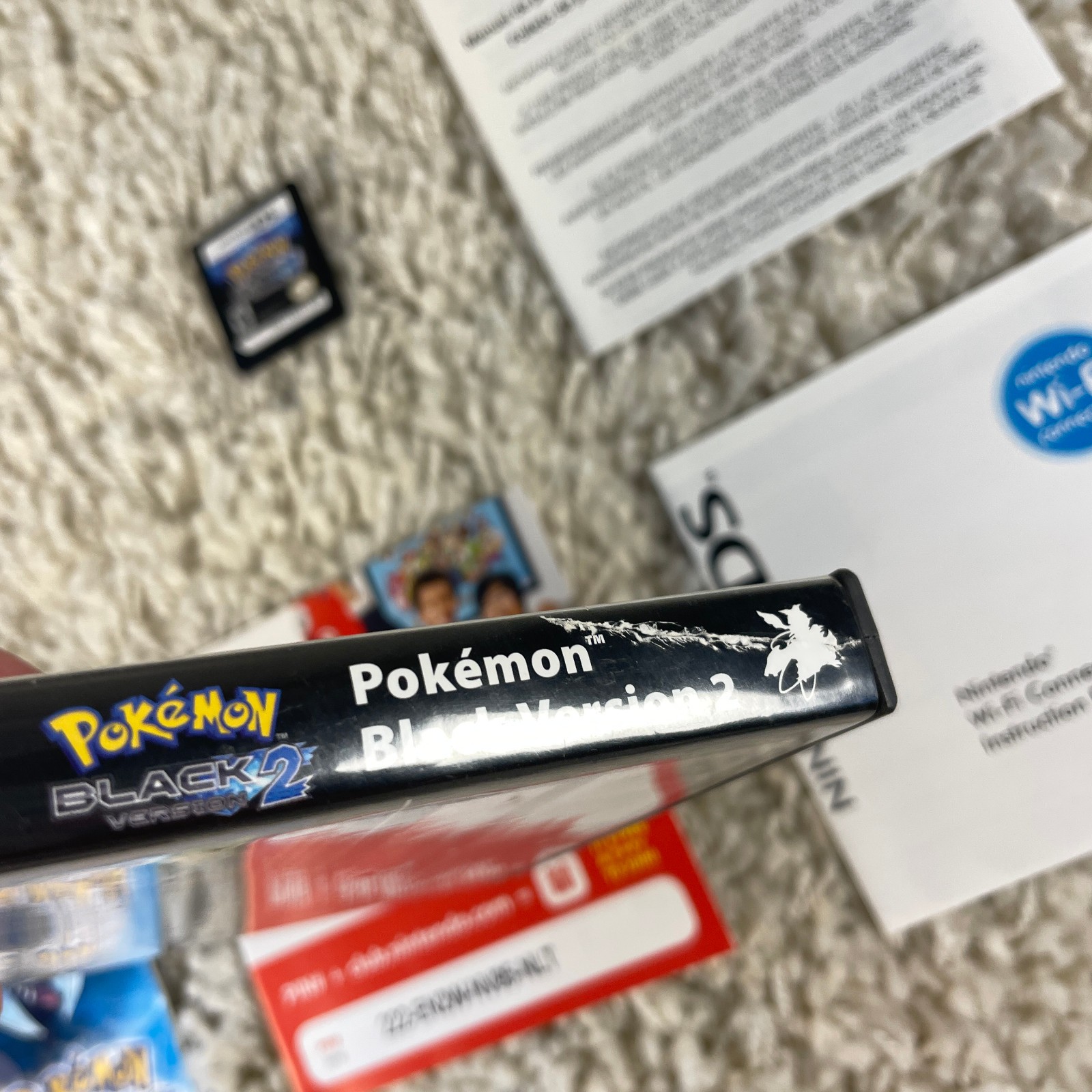 Pokémon Black Version 2 (Nintendo DS, 2012) Authentic Complete in Box CIB Tested