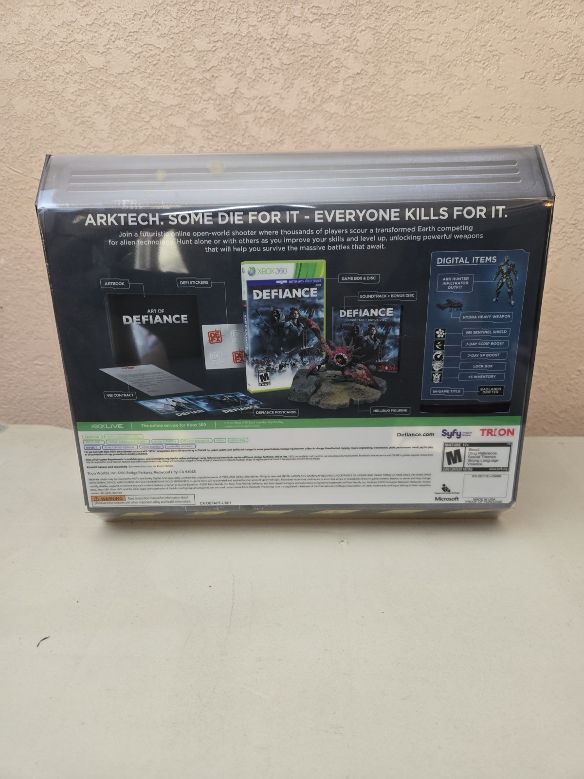 Defiance Collector’s Edition XBOX 360 “GAME IS NOT INCLUDED”