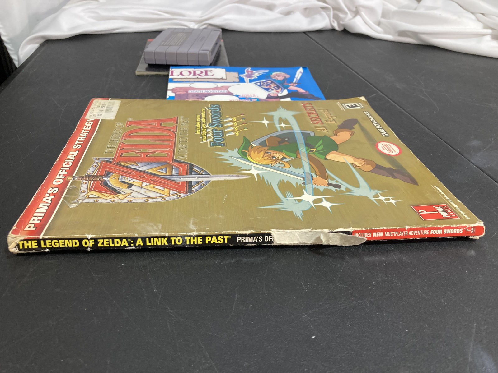 Zelda A Link to the Past Snes Cartridge, Manual, Map, Strategy Guide. Tested