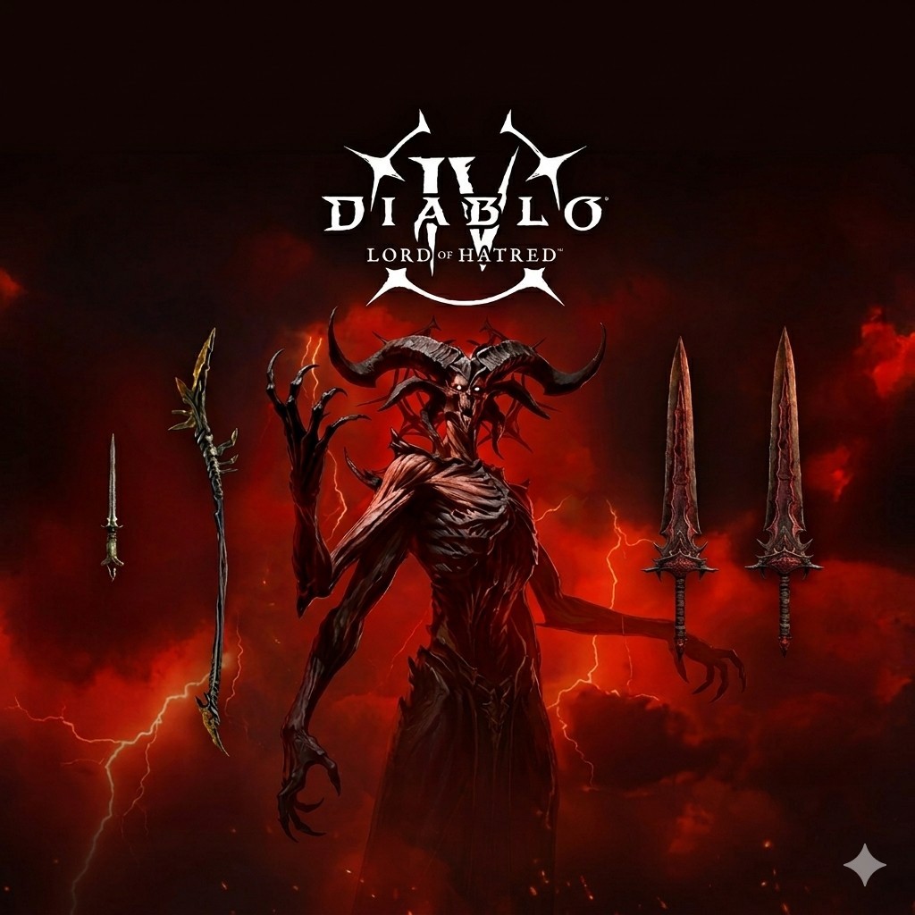 Diablo 4 Lord of Hatred Weapon Transmog Trolli Promo In Hand Fast Dispatch