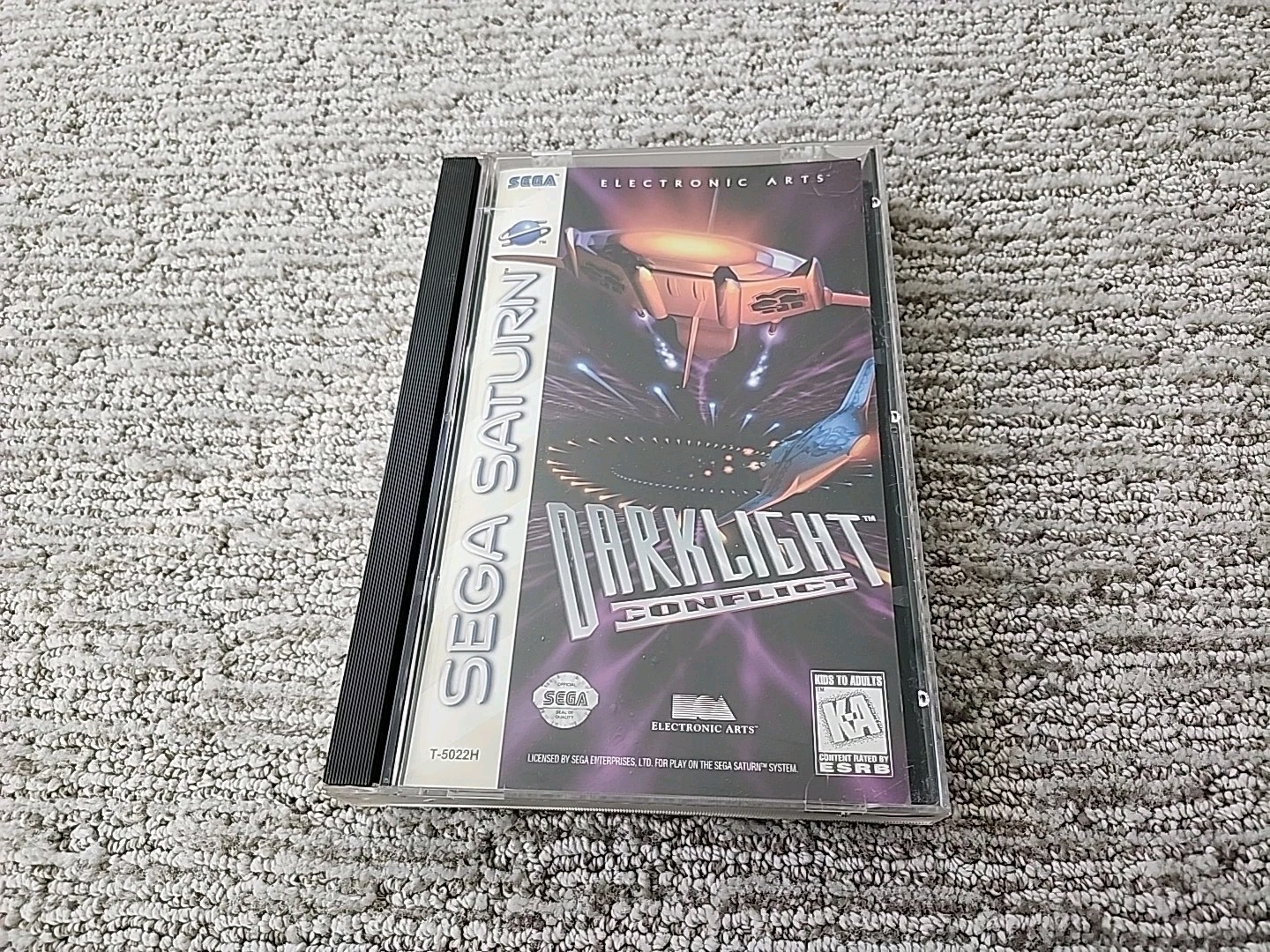 Darklight Conflict for Sega Saturn Complete In Box CIB Great Shape!