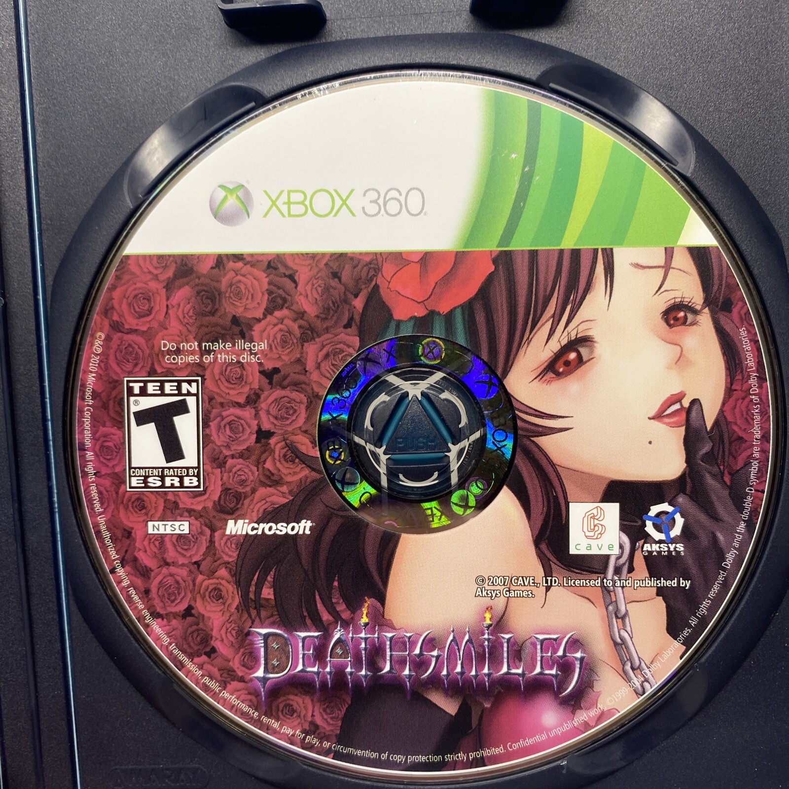 Deathsmiles (Microsoft Xbox 360, 2010) Disc only – Tested