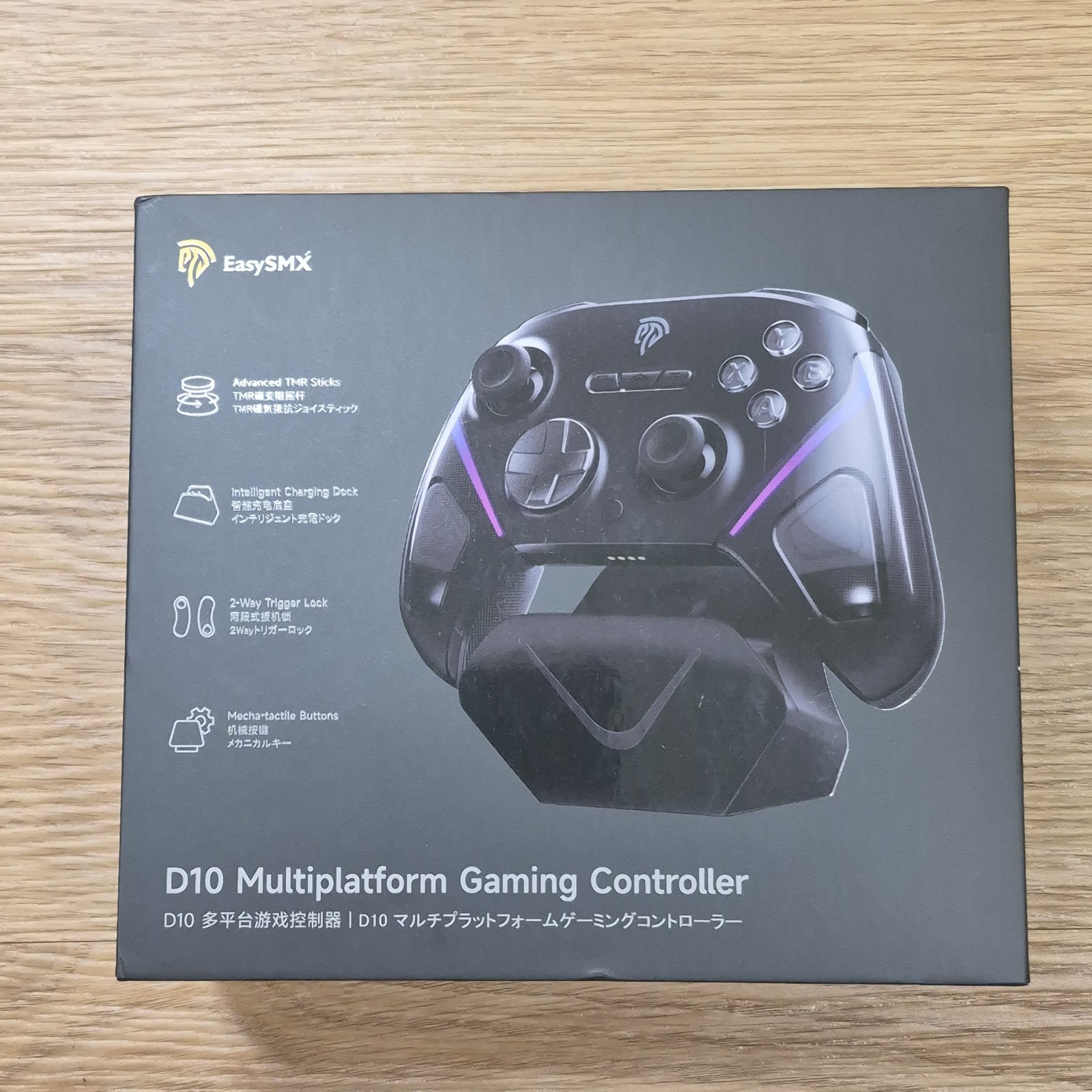Easy SMX D10 Wireless Gaming Controller TMR Stick PC Switch Steam Charging Dock