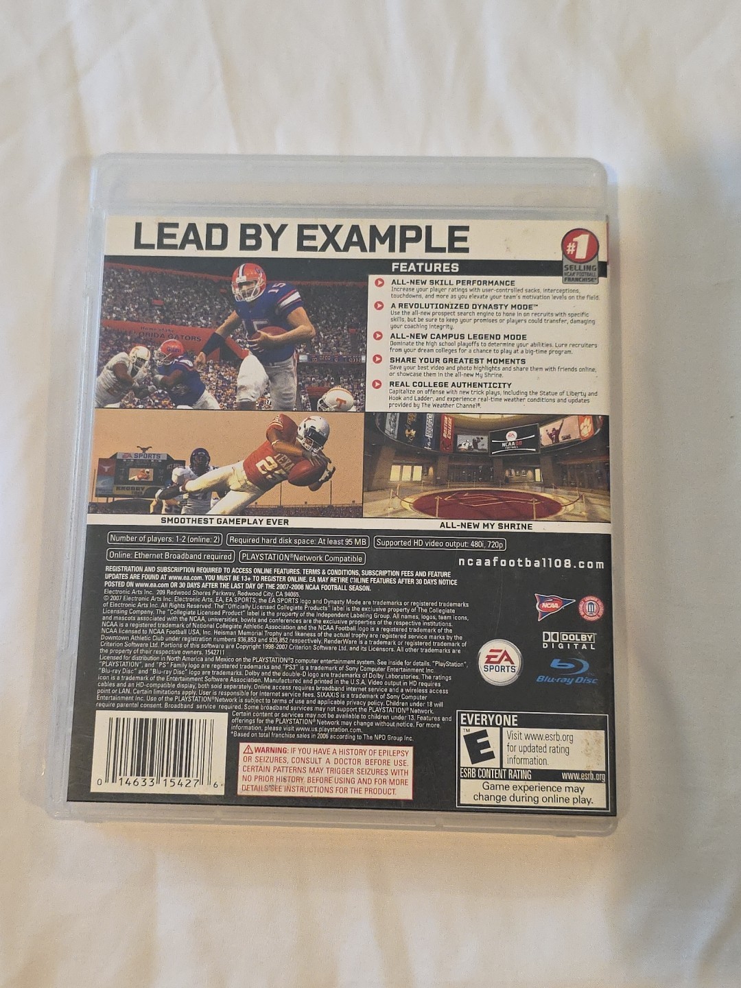 Lot Of 6 PS3 Games~Street Fighter~NHL 11~NCAA 08 Football~Diablo~Need For Speed+