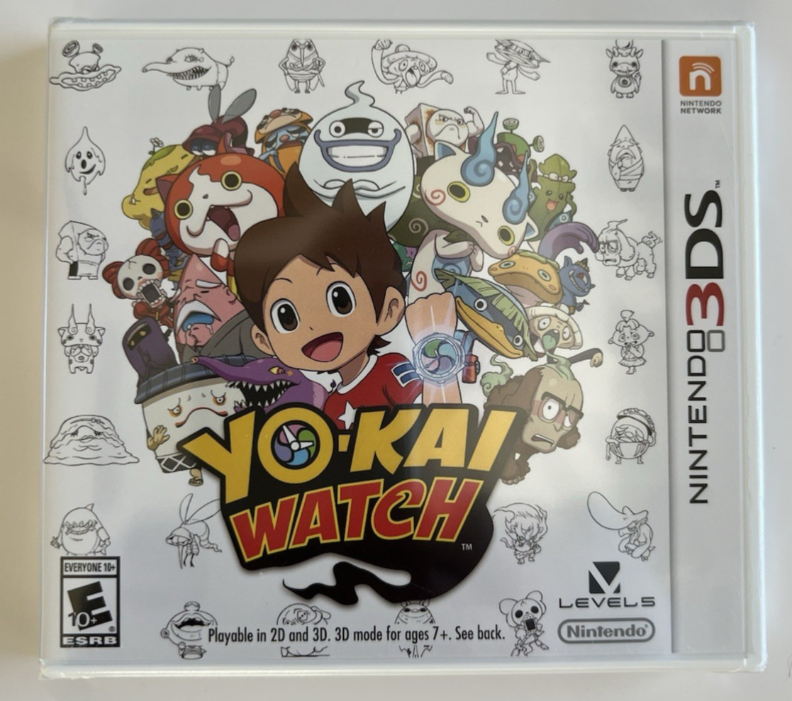 Yo-Kai Watch (Nintendo 3DS, 2015) Brand New! Factory Sealed! Rare!!!