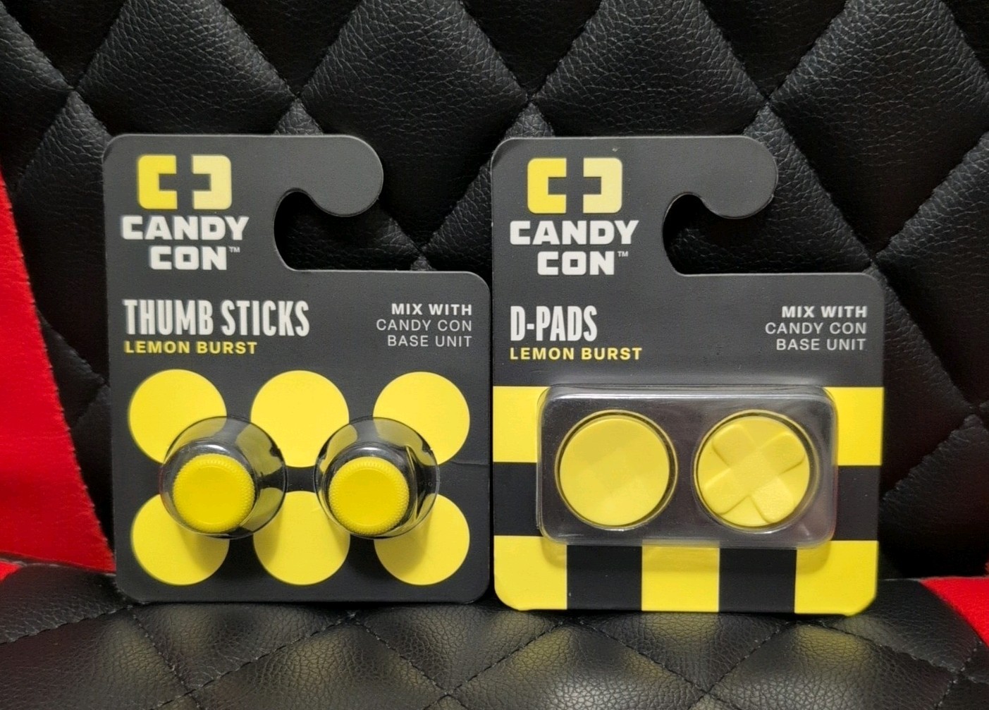 CANDY CON CONTROLLER D-PADS & THUMB STICKS LEMON BURST INTERCHANGEABLE PARTS LOT