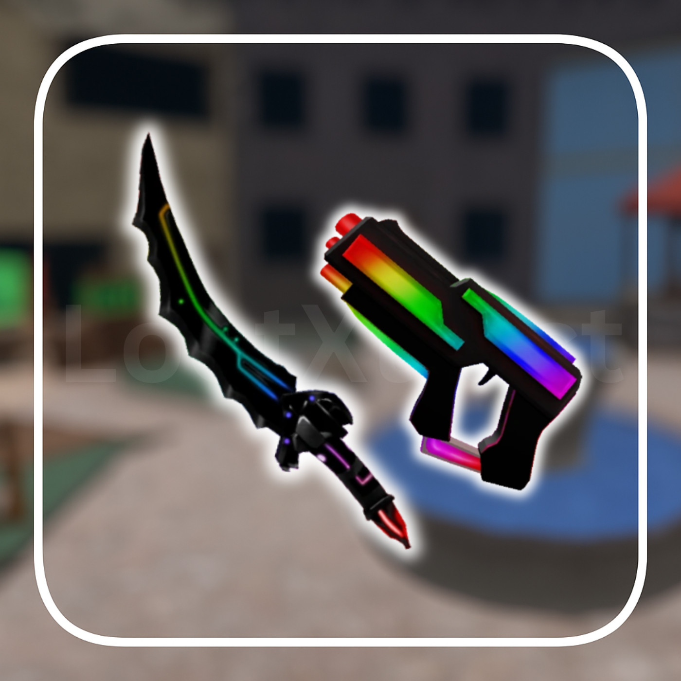 Chroma Slasher Set | MM2 Murder Mystery 2 Rare Weapons & Knives Limited Edition