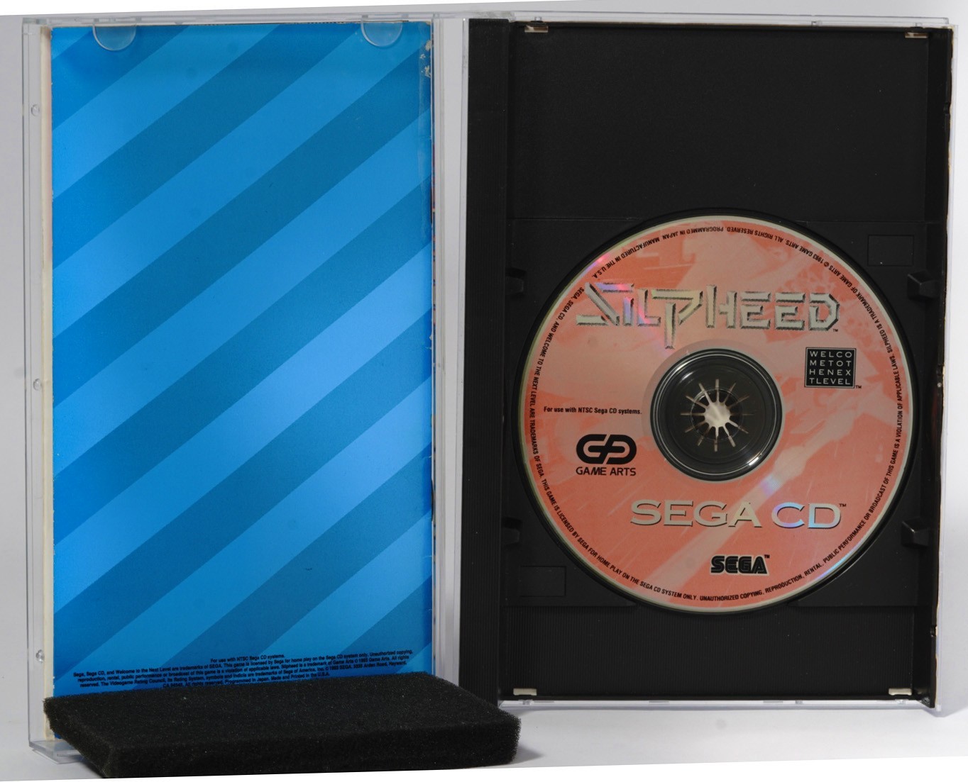 Silpheed (Sega CD, 1993 NTSC -US) CIB, Authentic, Tested