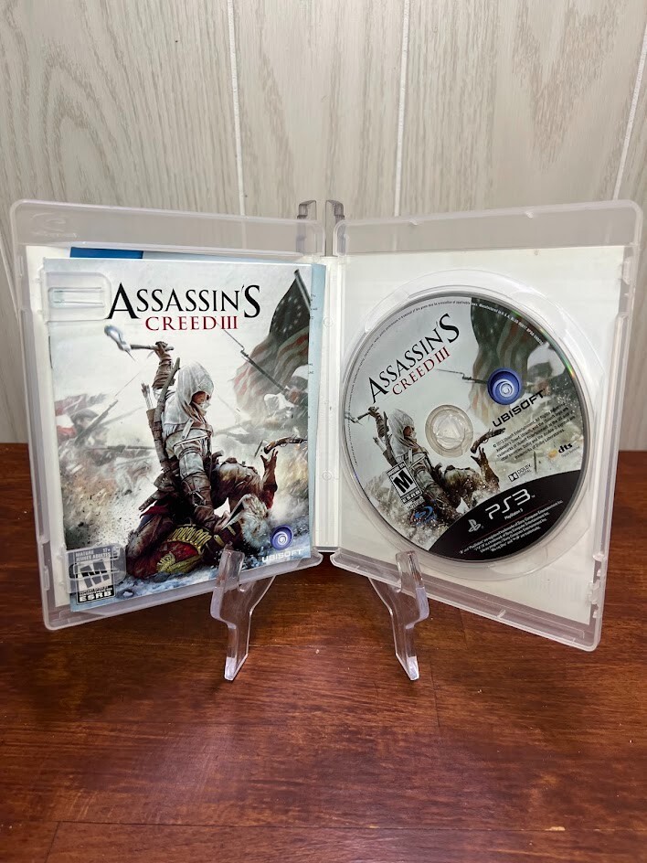 Assassin’s Creed III Sony PlayStation 3 2012 PS3 Free Shipping CIB Tested