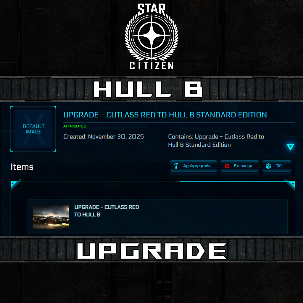 Star Citizen – MISC Hull B – Ship Upgrade – Cutlass Red to Hull B