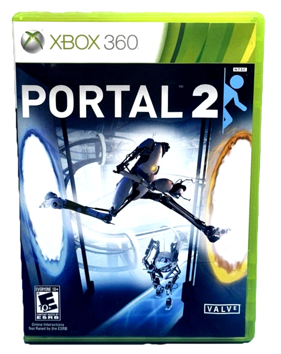 VALVE- Portal 2 (Microsoft Xbox 360, 2011) Complete VG Tested Free S&H