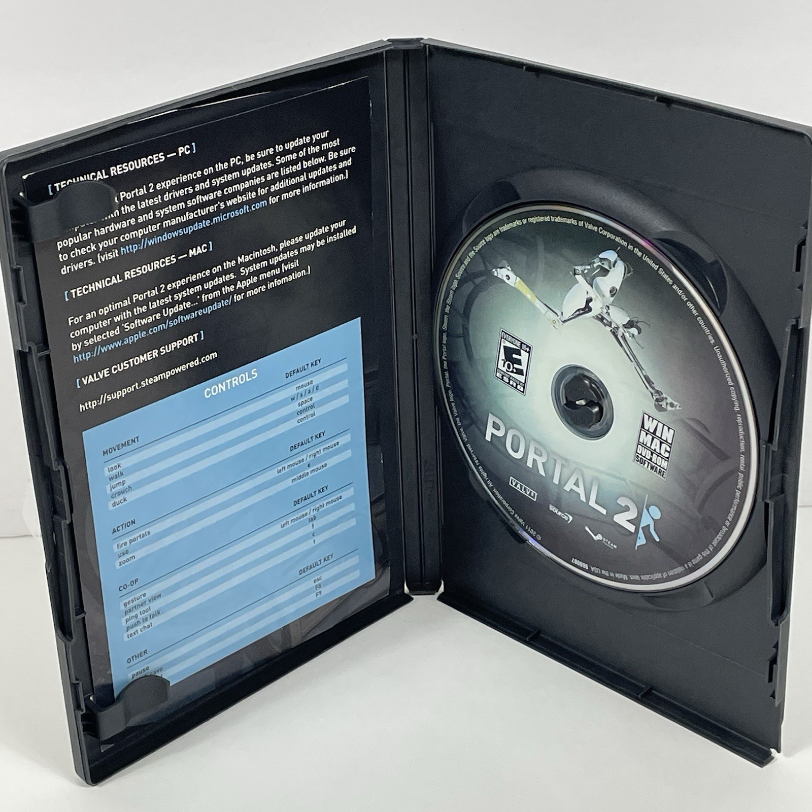 Portal 2 for Windows and Macintosh DVD-ROM Software Game