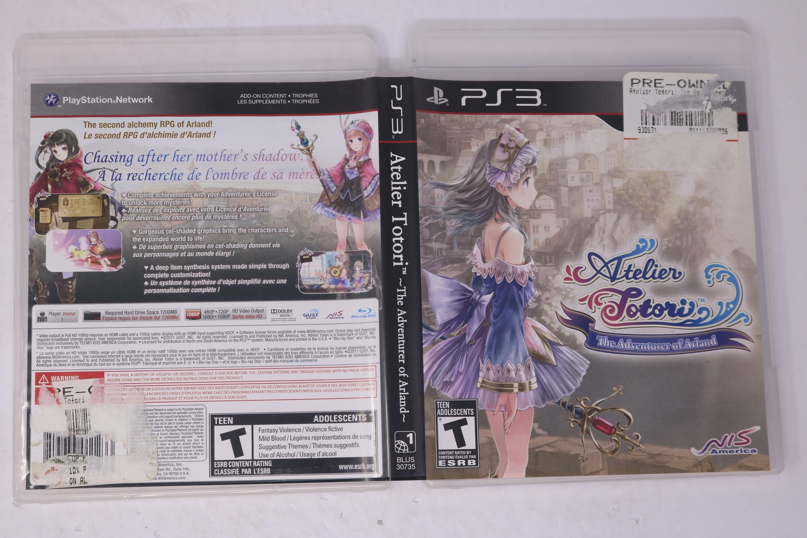 Atelier Totori The Adventurer of Arland PS3