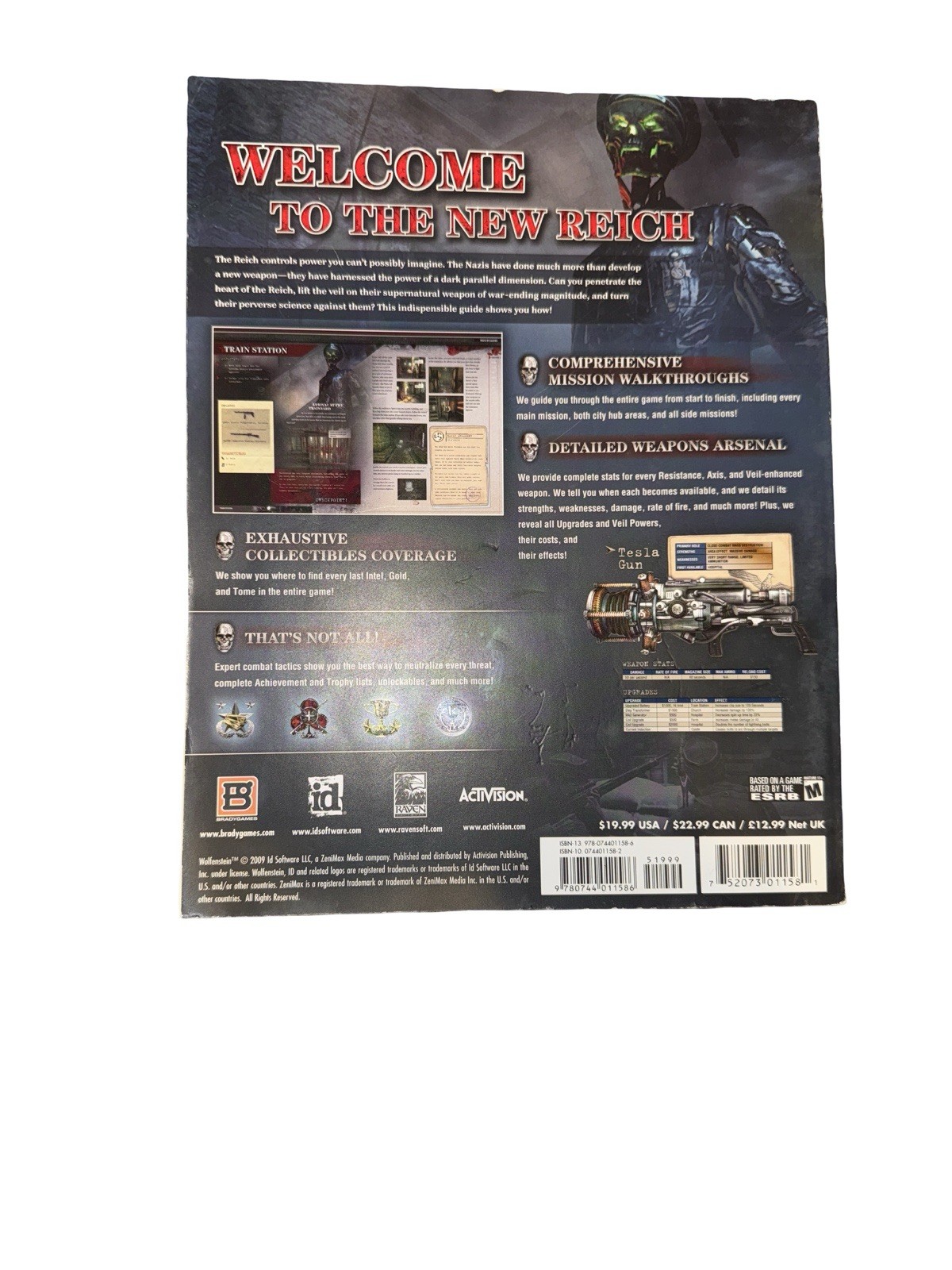 Wolfenstein 2009 Signature Series Official Strategy Guide By Bradygames