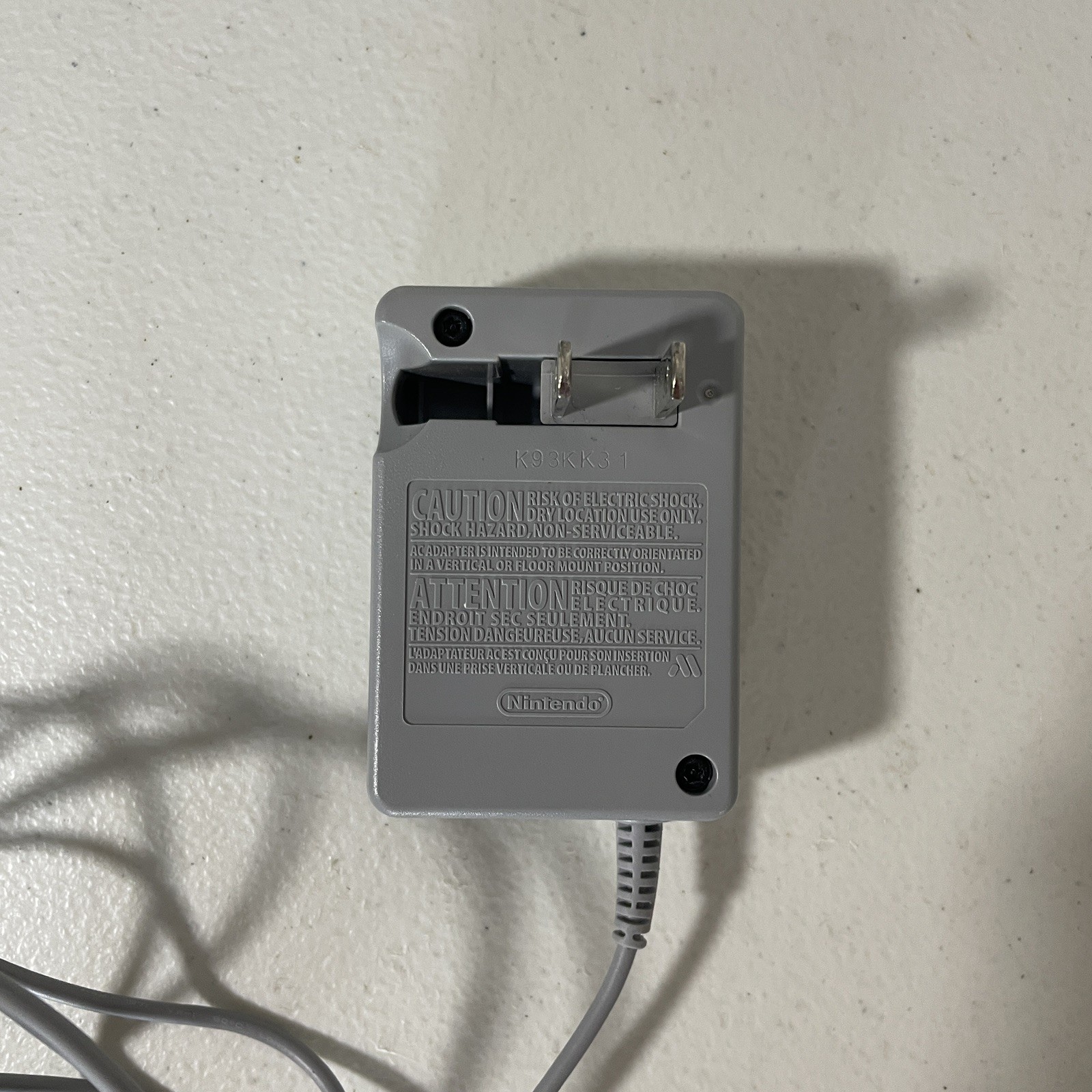 Nintendo OEM 3DS Power Adapter For 3DS / 3DS XL / 2DS AC Adapter, Very Good