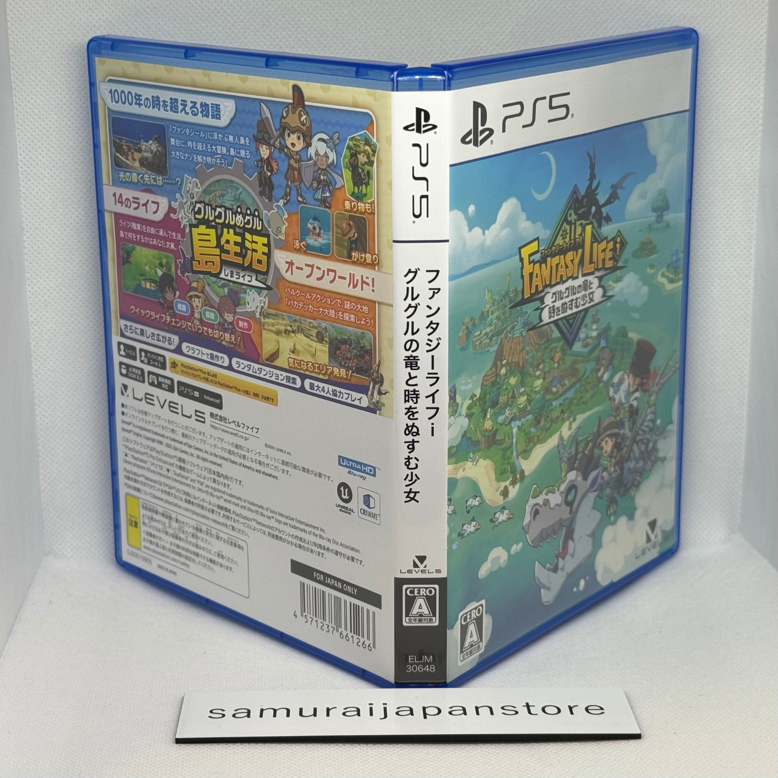 Fantasy Life i: Guru Guru’s Dragon and the Girl Who Steals Time PS5 JP with Case