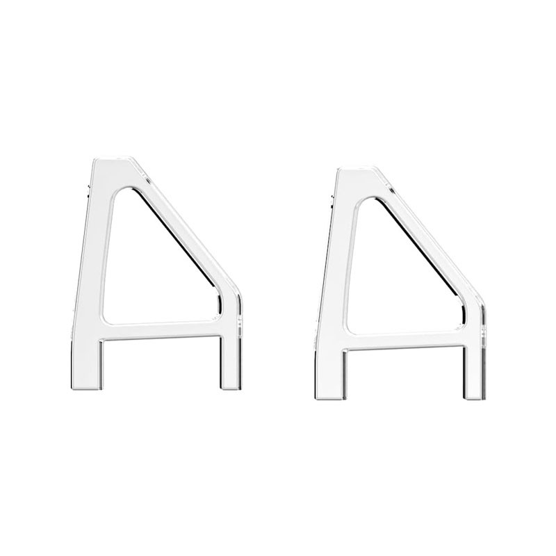 For PS5 Slim Console Wall Mount PS5 Gamepad Holder with RGB Light Triangle Stand