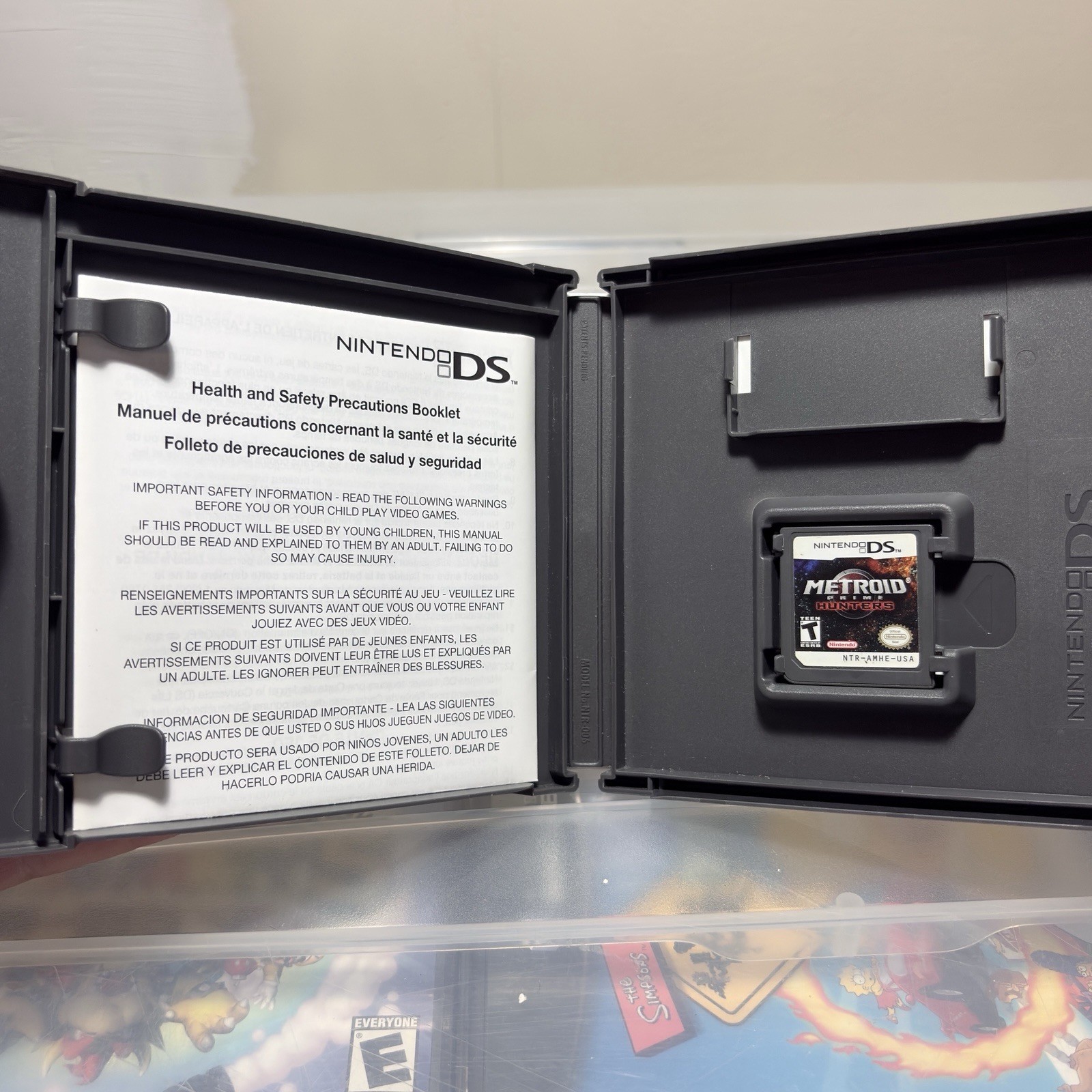 Metroid Prime Hunters Nintendo DS Game & Case No Manual Tested Authentic Clean