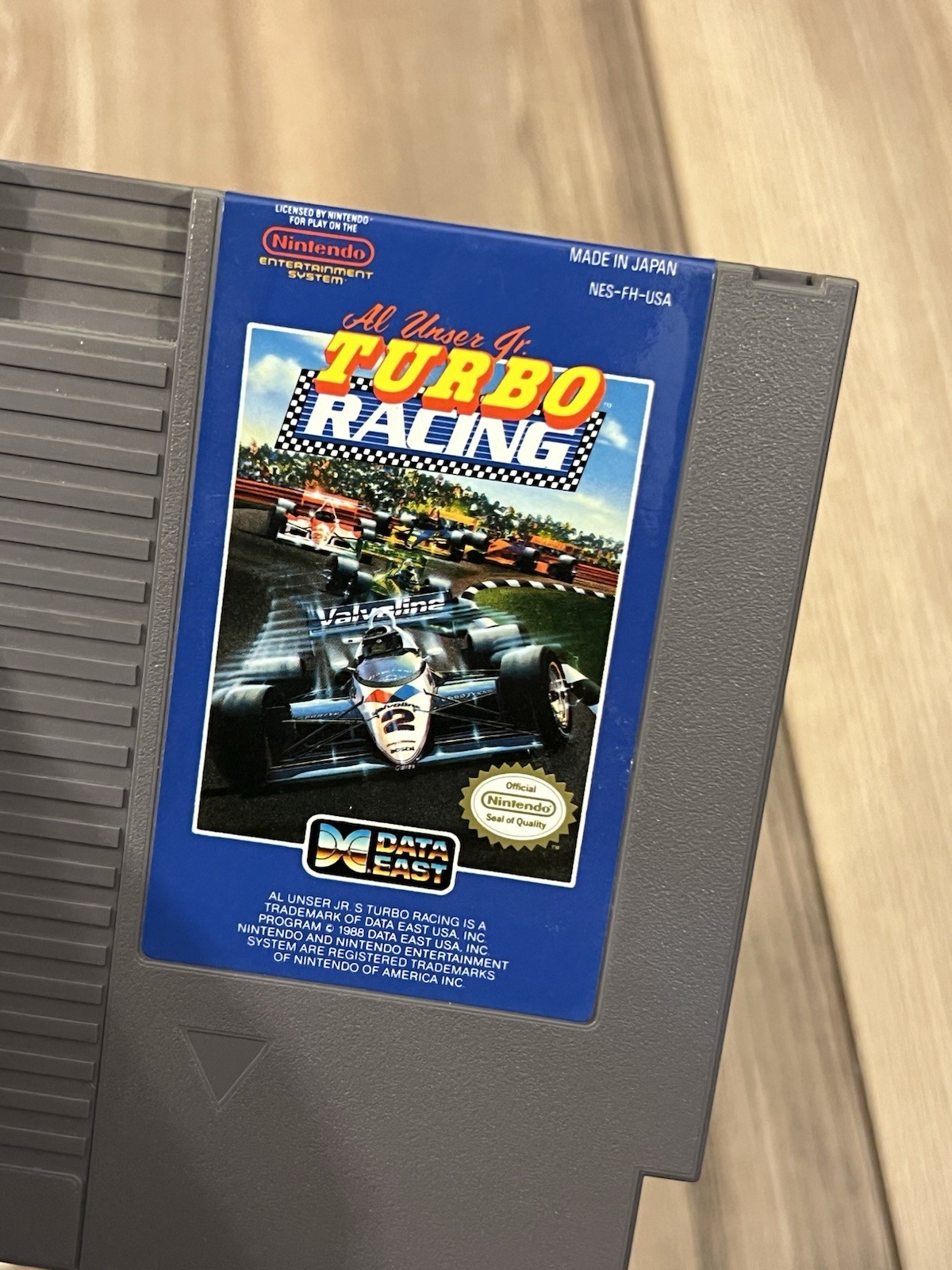 Al Unser Jr. Turbo Racing (Nintendo NES, 1990) CIB Complete Tested Works