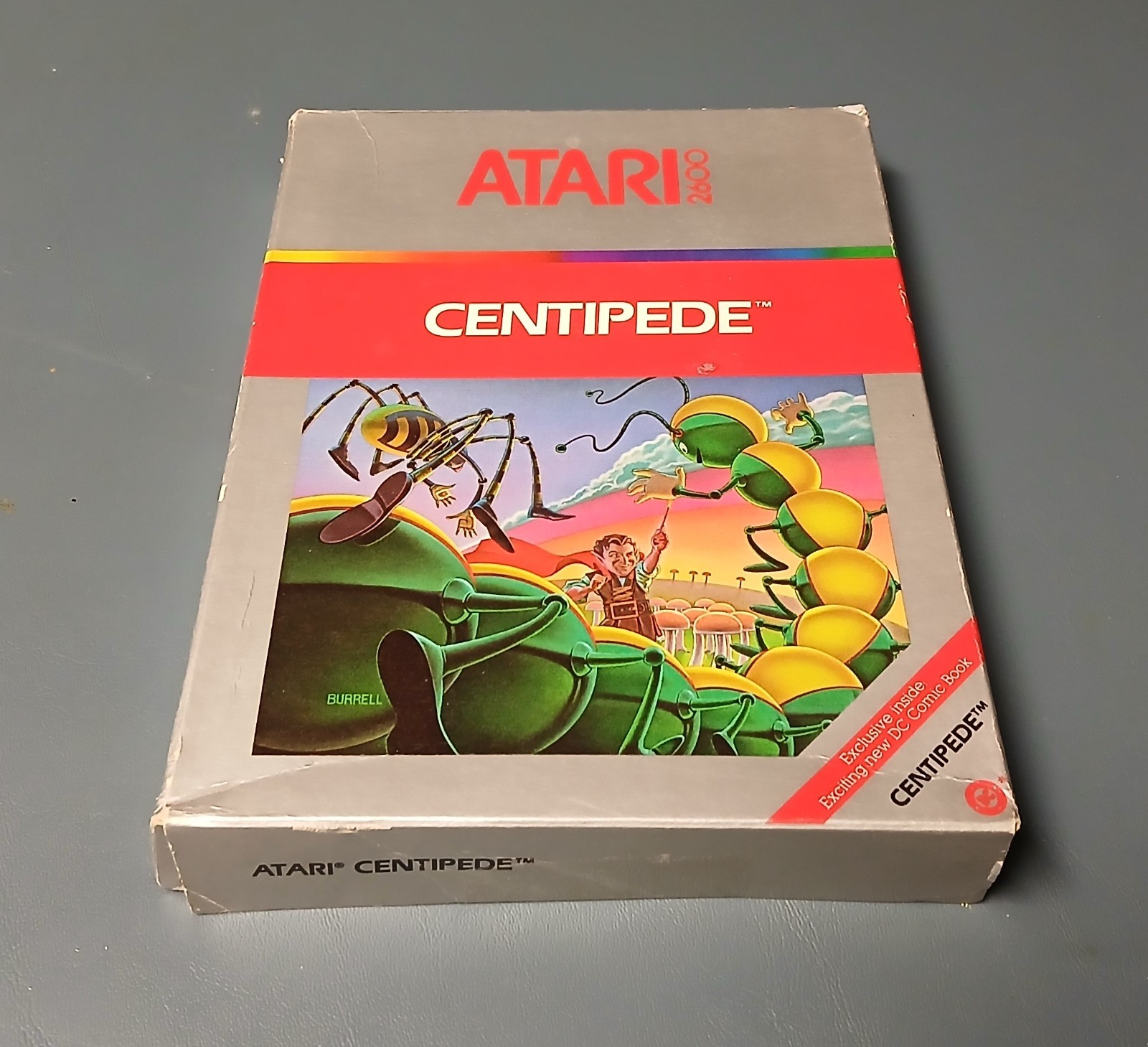 Atari 2600 Centipede – Complete In Box (CIB) – With Manual, Catalog, And Comic