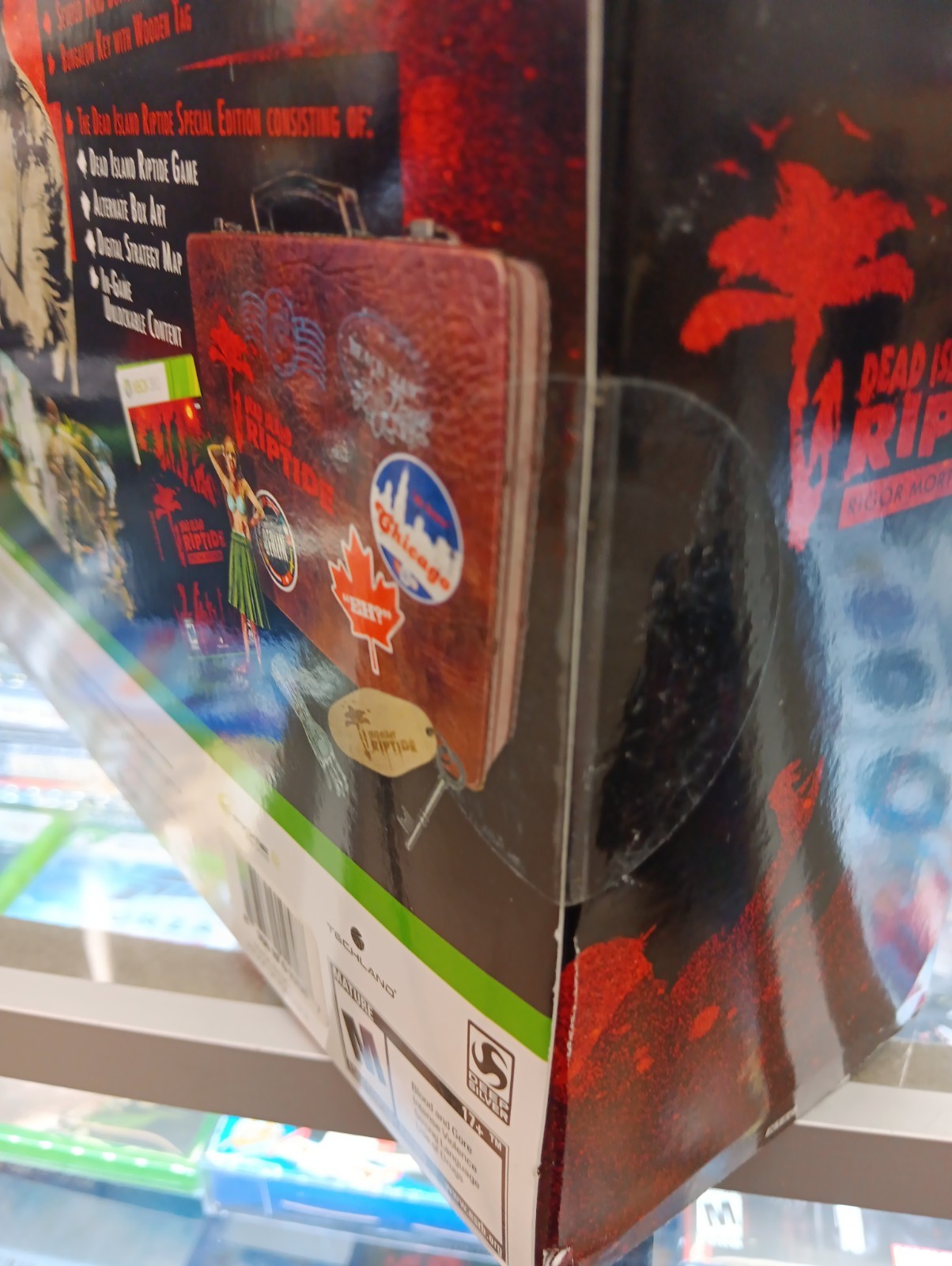 Dead Island Riptide Collectors Ed. Xbox 360. Game Factory Sealed, Box Open.