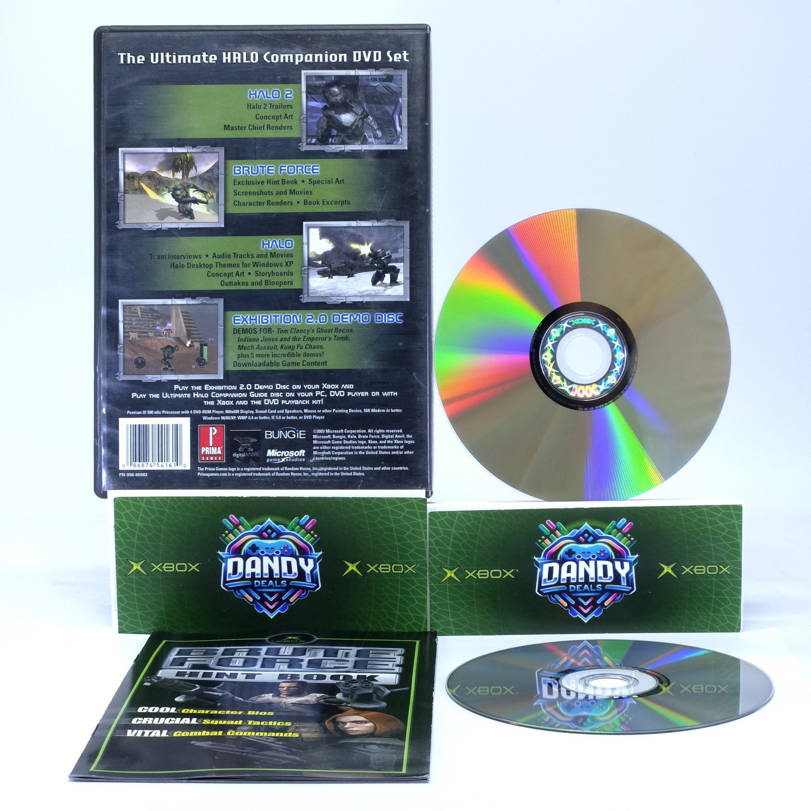 The Ultimate Halo Companion DVD Set CIB W/ Manual – Xbox