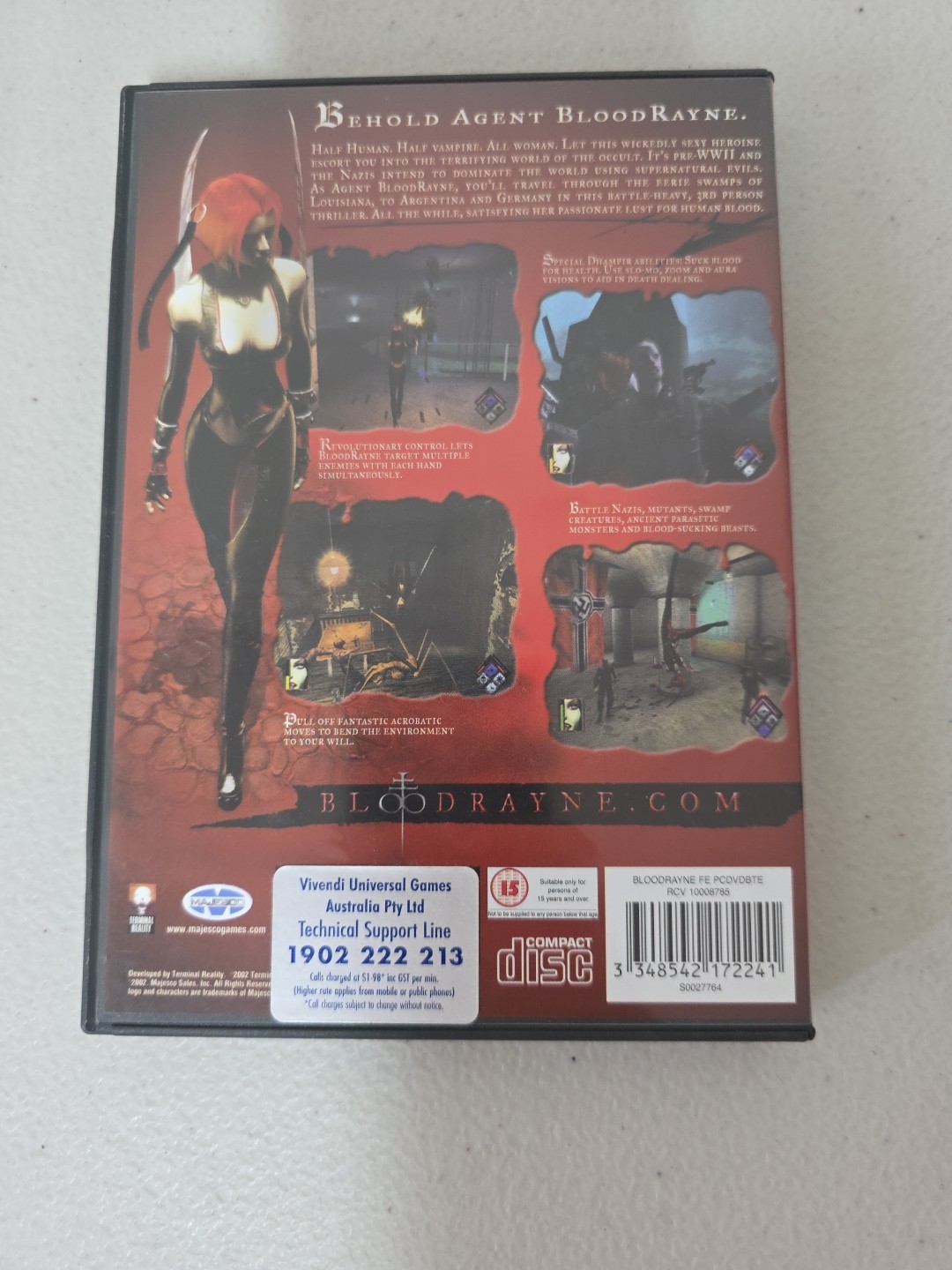 Bloodrayne PC CD Rom 2 Disc Set gc