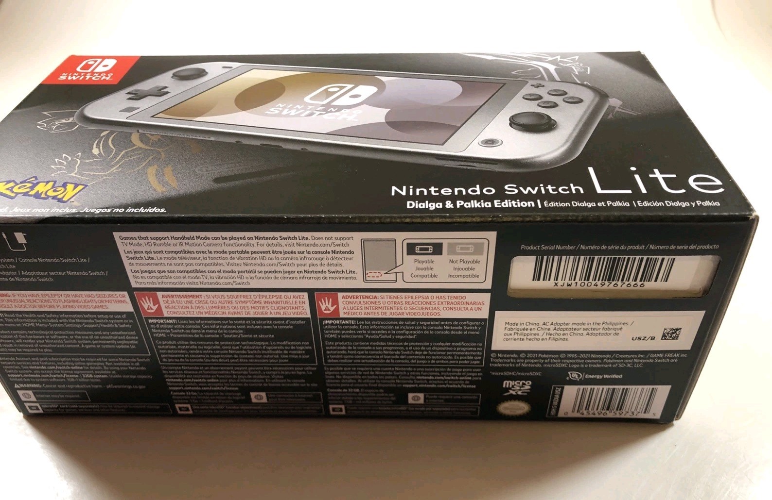 NEW Nintendo Switch Lite Pokémon Dialga & Palkia Edition Console – Ships TODAY!
