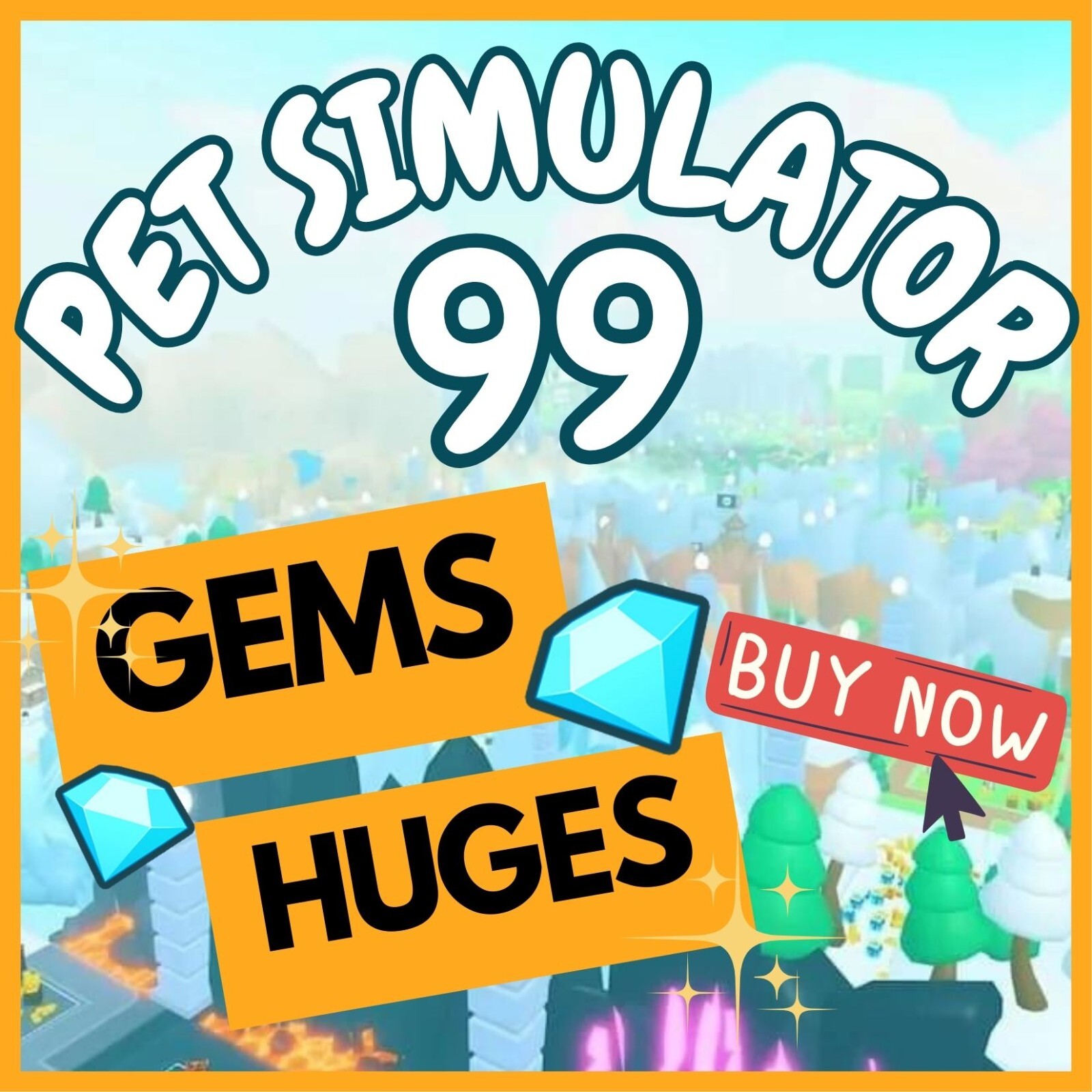 Pet Simulator 99 Pets! Cheapest on Ebay 🔥BONUS 500,000 GEMS EVERY PURCHASE!