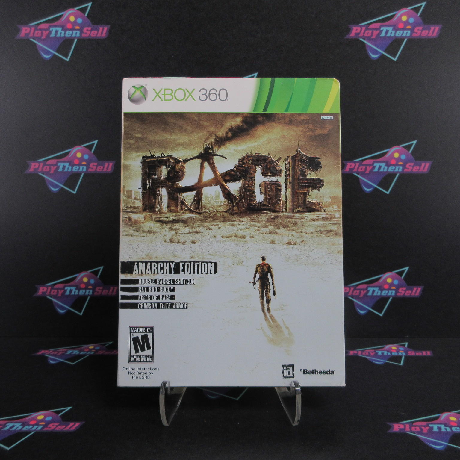 Refurbished Rage Anarchy Edition Xbox 360 + Sleeve Complete – Excellent Cond