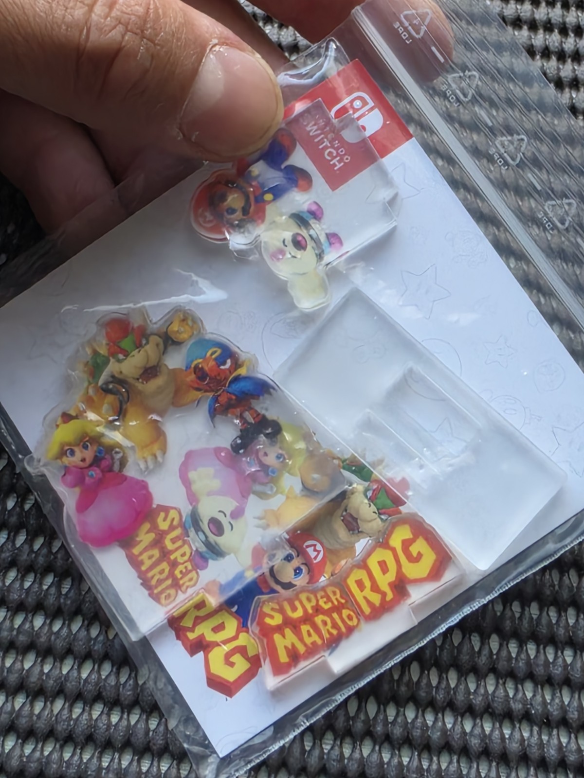 Nintendo Super Mario RPG Characters Acrylic Standee Preorder Bonus Promo NES UK