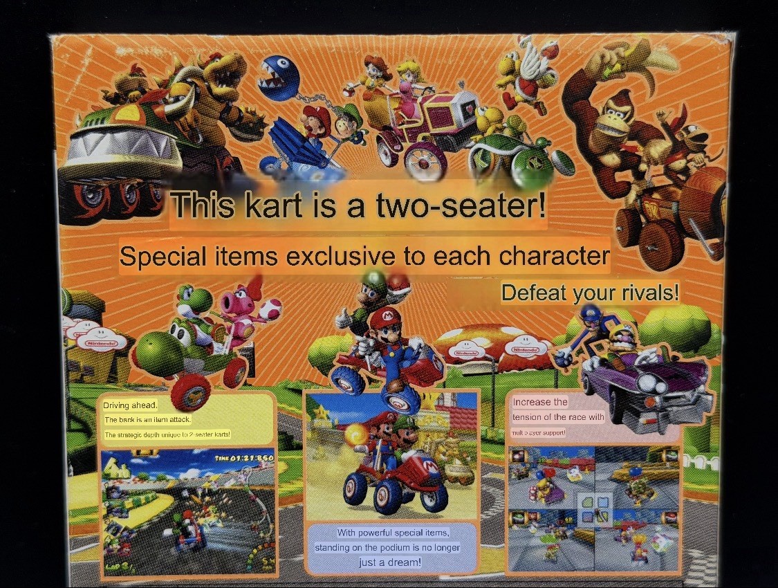 RARE Korean Mario Kart Double Dash Nintendo GameCube GC Korean Version Korea CIB