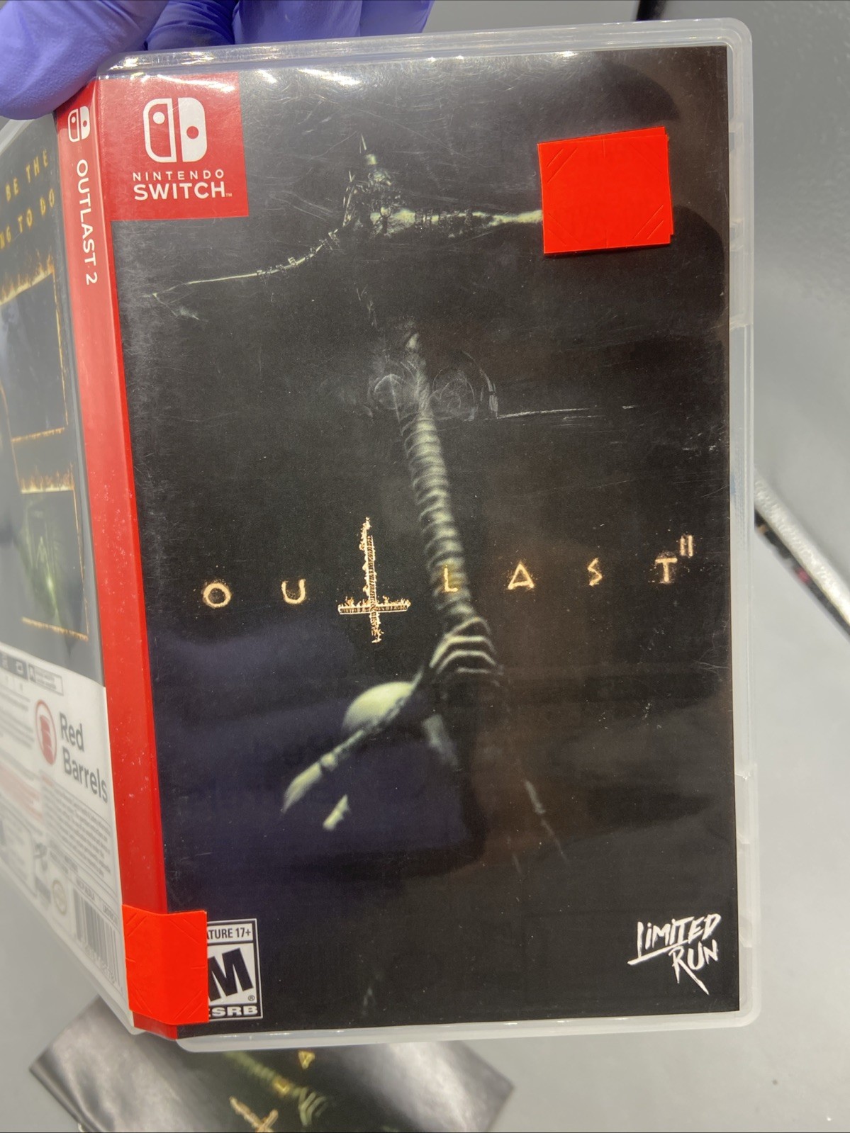 Outlast 2 Nintendo Switch 2018 Survival Horror Game **CASE MANUAL ONLY** NO GAME