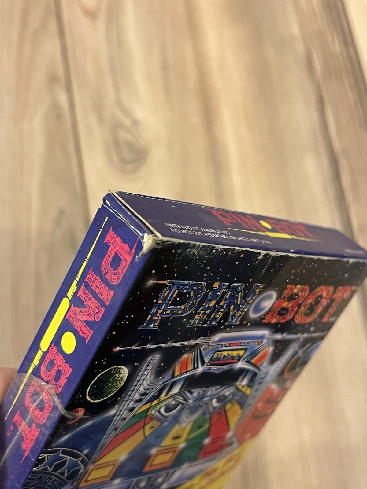 Pin Bot (Nintendo NES, 1990) CIB Complete w/ Poster & Inserts Tested Works
