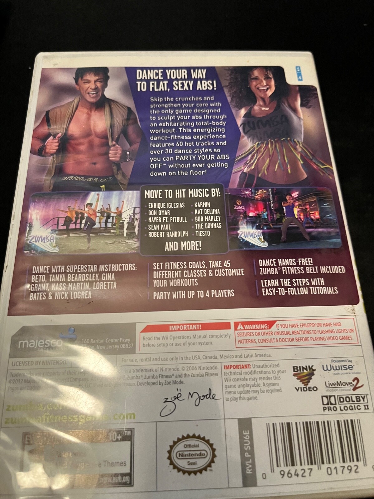 Zumba Fitness Core (Nintendo Wii, 2012)