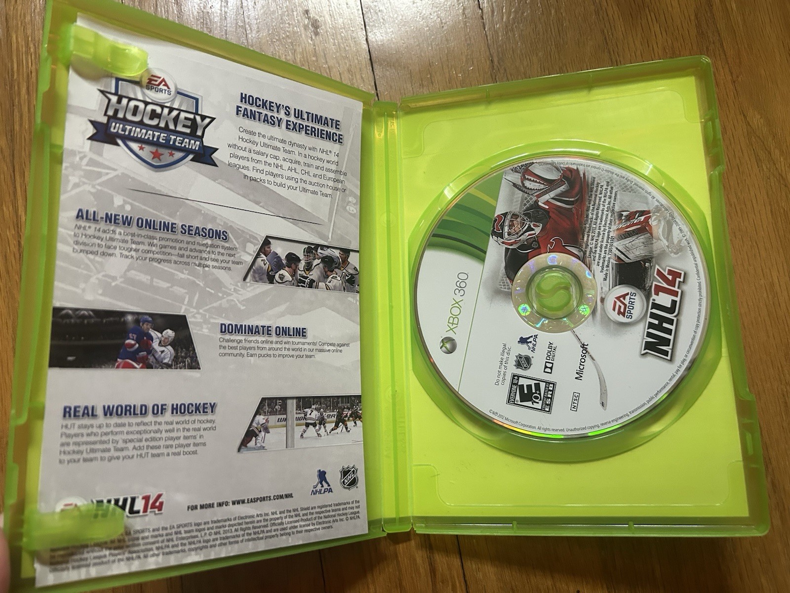 EA Sports NHL 14 Xbox 360 NHL Series Ice Hockey Sports E10+ NTSC-U/C