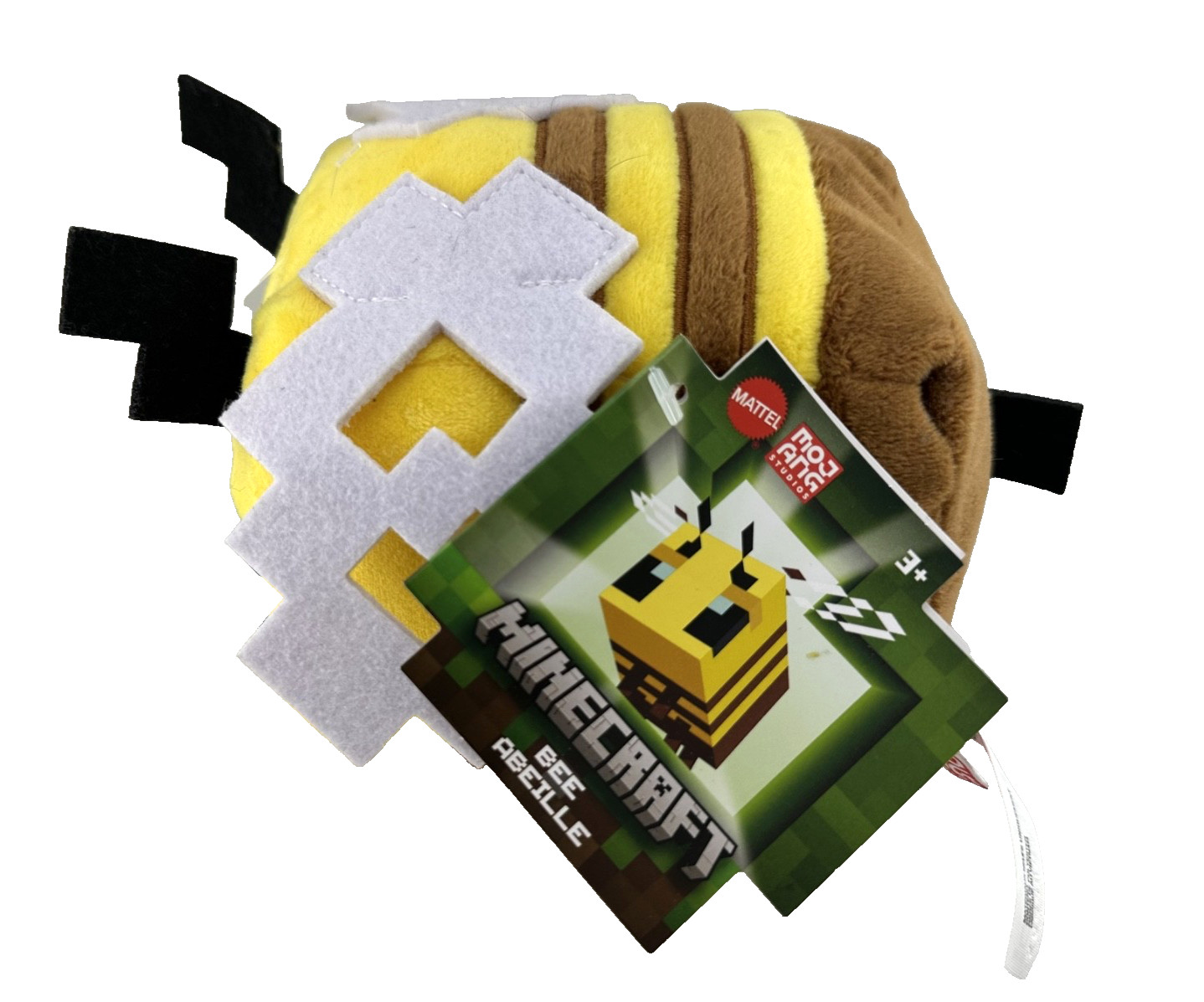 Mattel Mojang Minecraft 8” Bee Plush Stuffed Toy