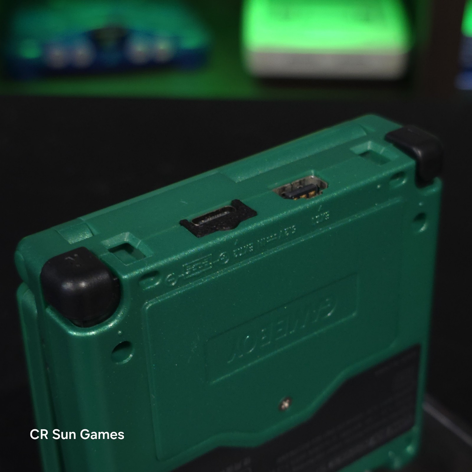 Green Nintendo Game Boy Advance GBA SP IPS V2 and Usb-C MOD – Rayquaza