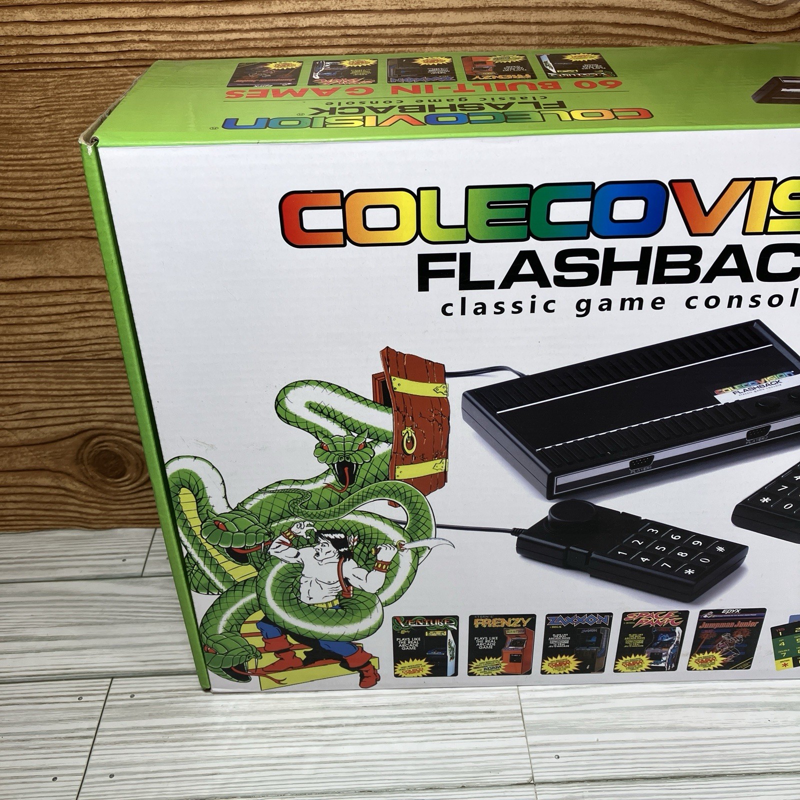 AtGames ColecoVision 32MB Black Game Console Open Box 60 Games Flashback Limited