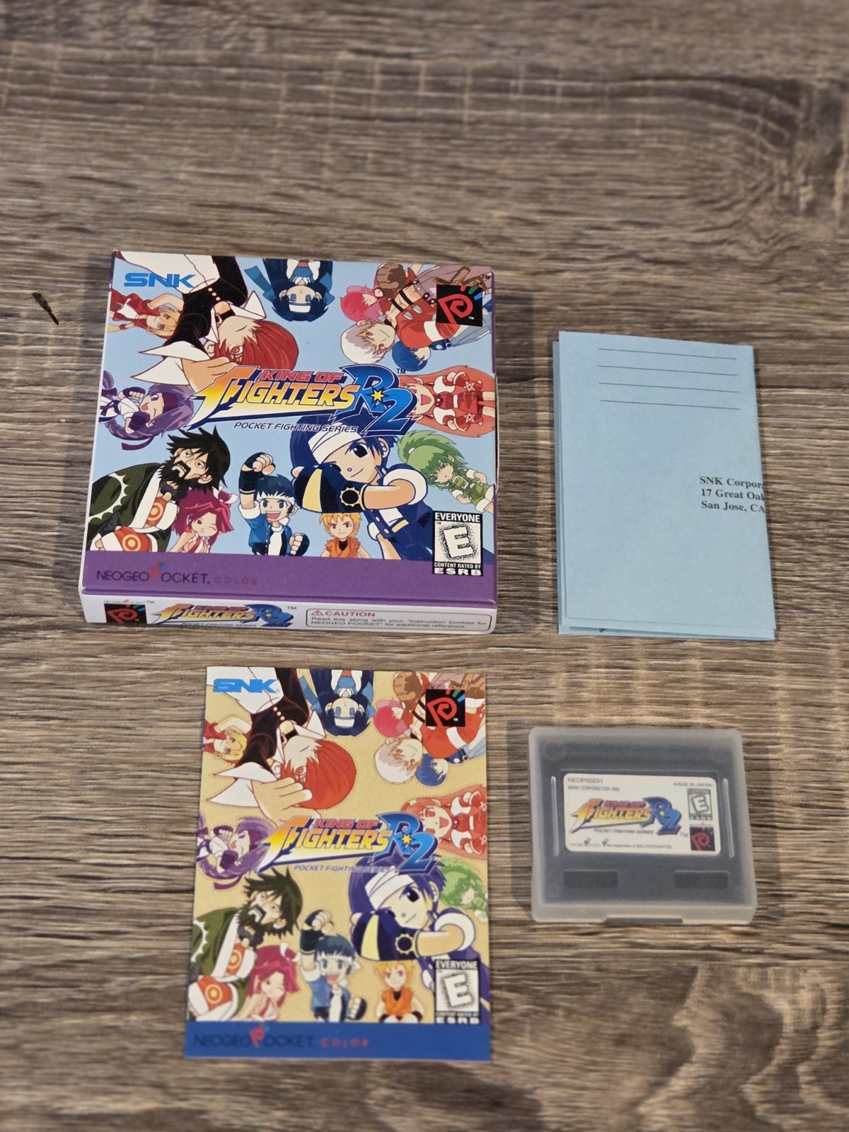 King of Fighters R-2 Neo Geo Pocket Color Original Complete CIB Authentic Tested