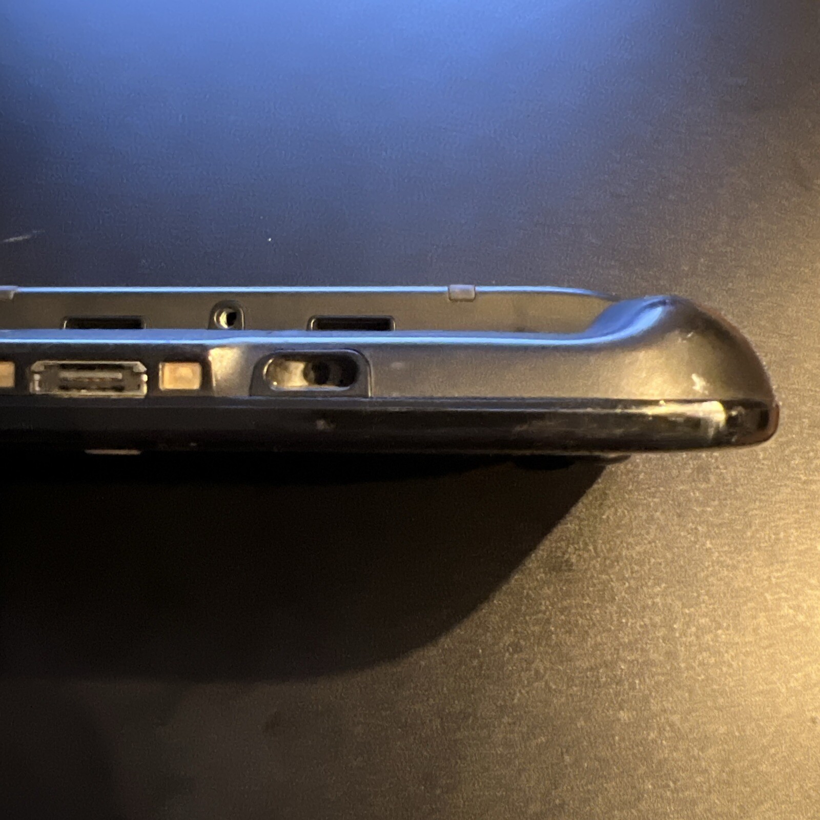 Nintendo Wii U Black Gamepad – Cracked Screen WUP-010 USA – For Parts Repair