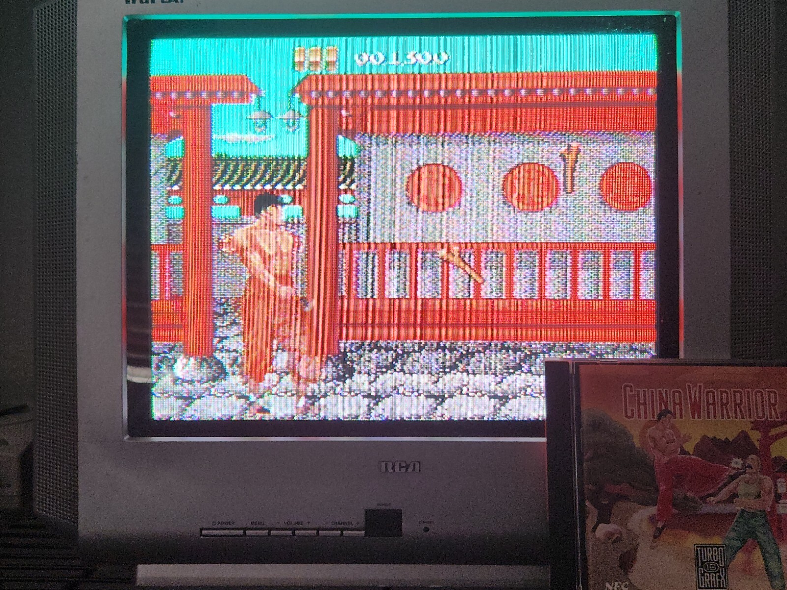 China Warrior(Nec TurboGrafx-16, 1989) Authentic & Complete with Case!