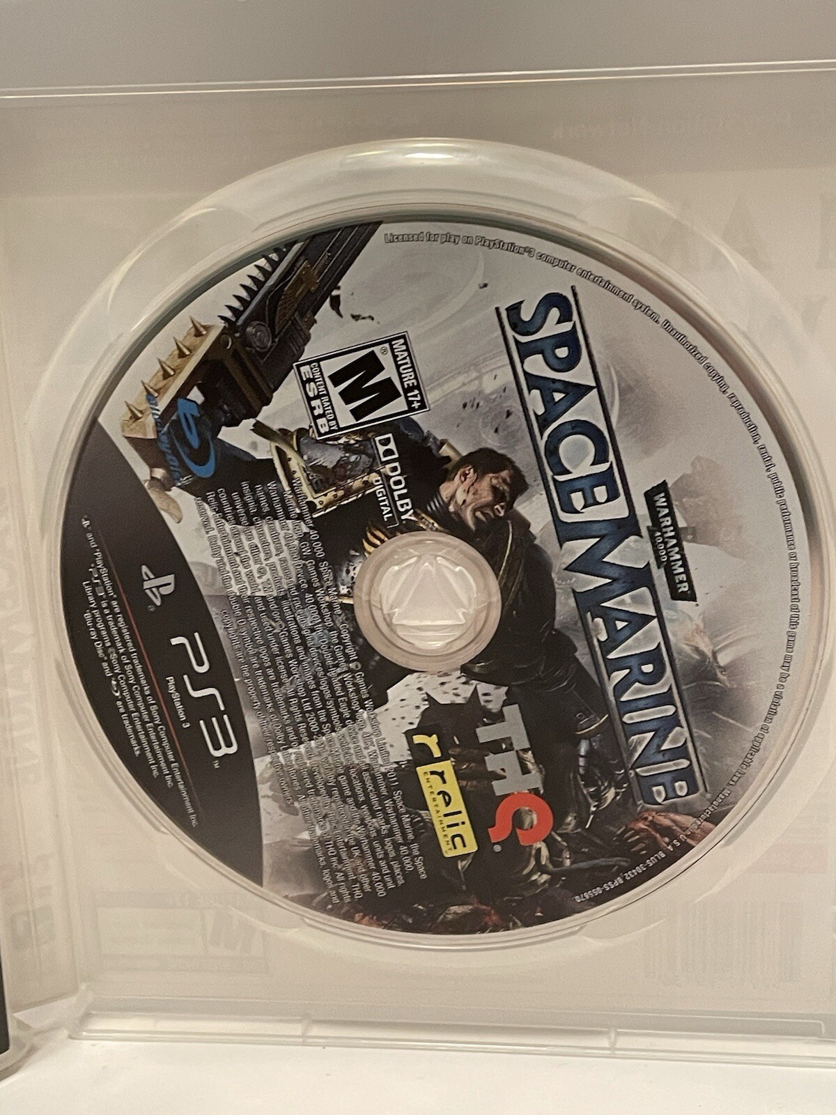 Warhammer 40,000: Space Marine (Sony PlayStation 3, 2011) PS3 CIB complete