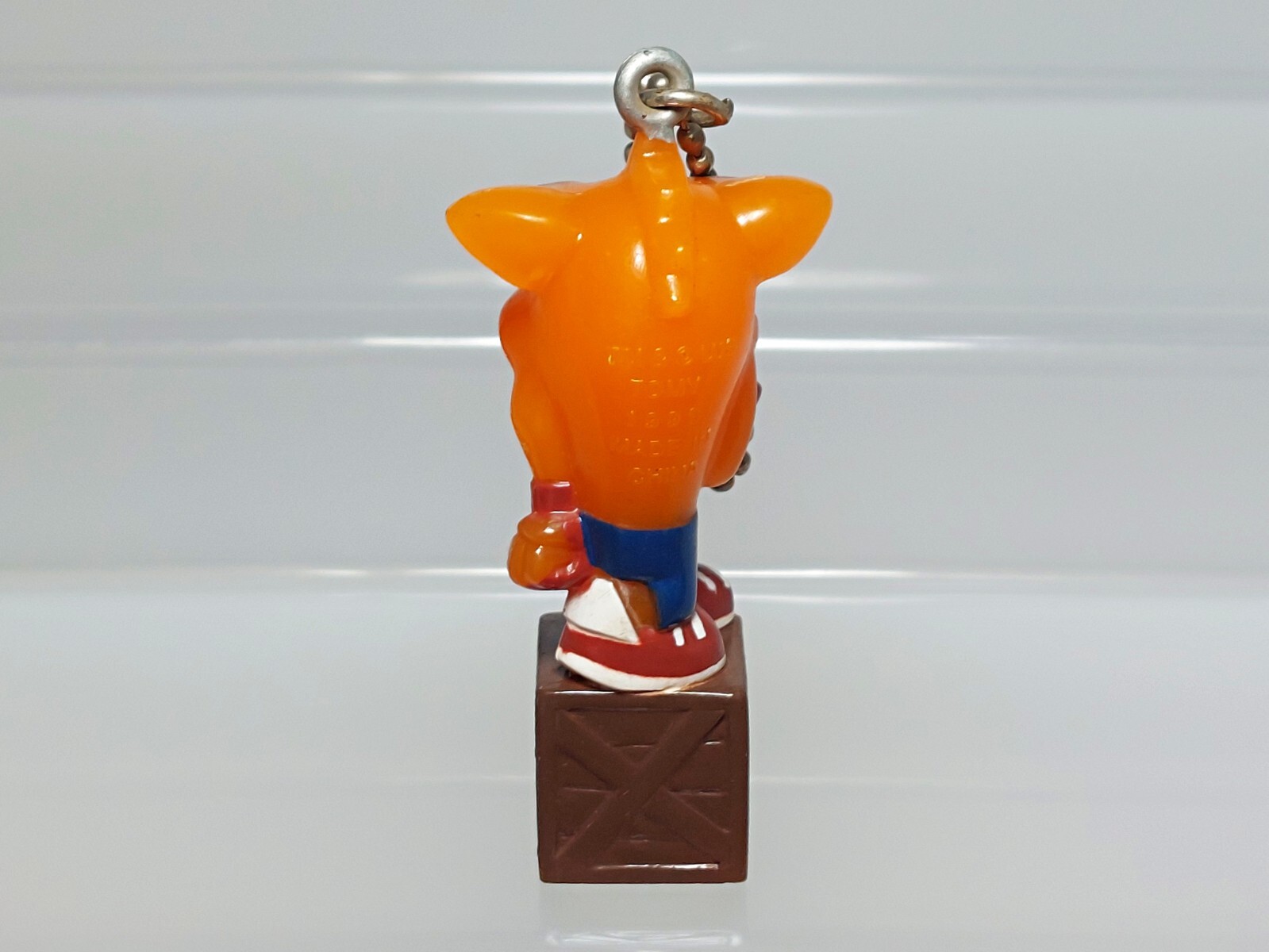Crash Bandicoot Light-up Keychain Figure Tomy 1998 Vintage Toy Japan 2.6in