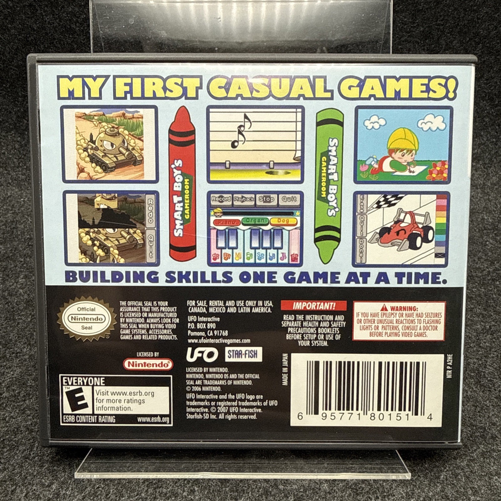 Smart Boy’s Gameroom (Nintendo DS Game) CIB & TESTED