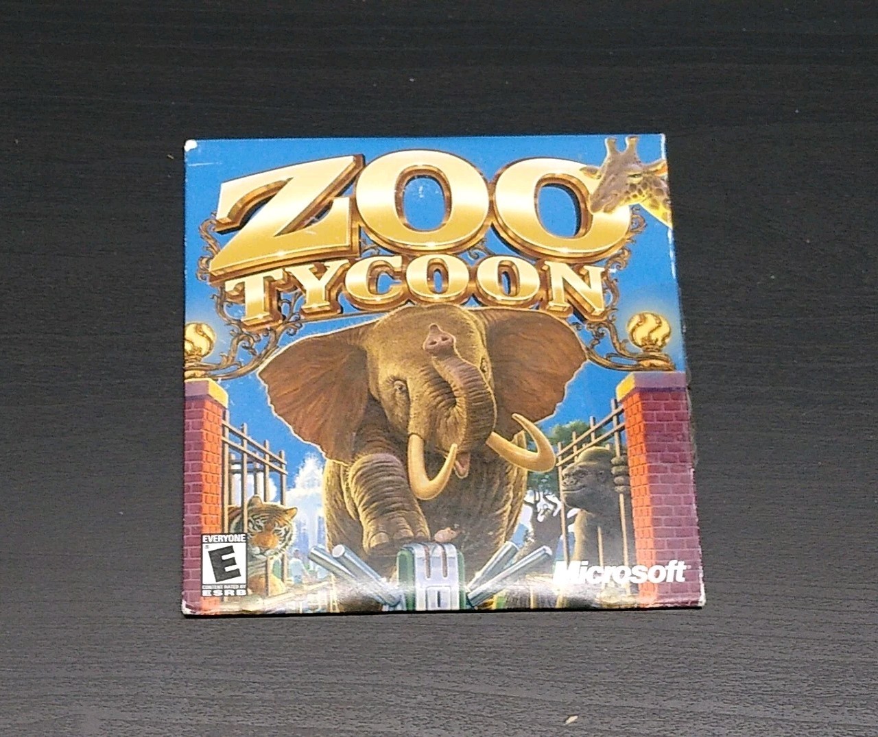 Zoo Tycoon (PC, 2001) Cardboard Sleeve Video Game