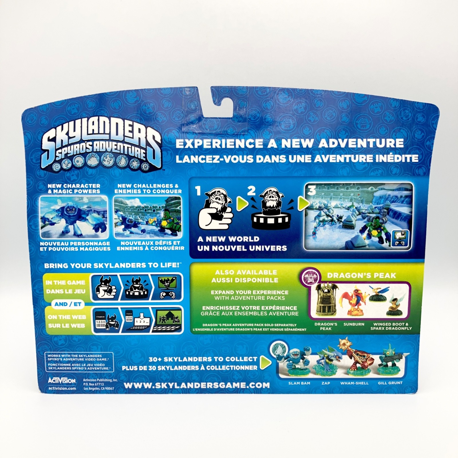 Skylanders Spyros Adventure Empire of Ice Adventure Pack Slam Bam NEW