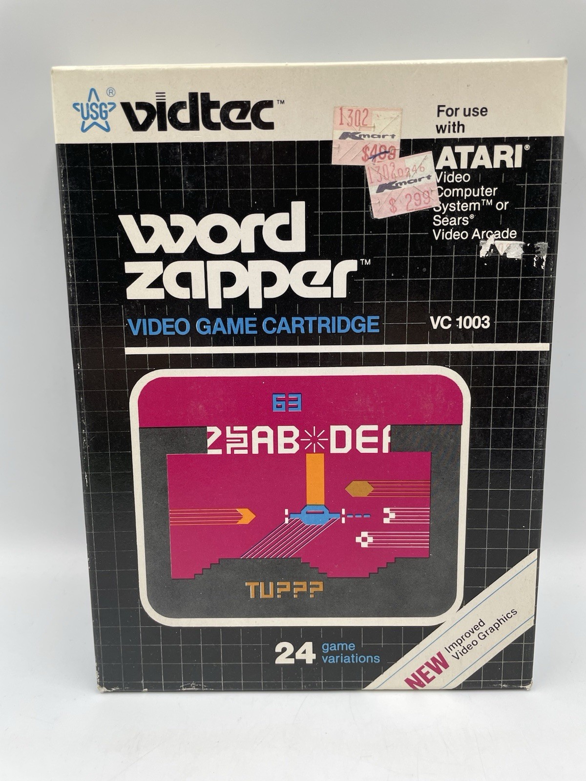Atari 2600 Word Zapper Complete in Box With Manual, Tested