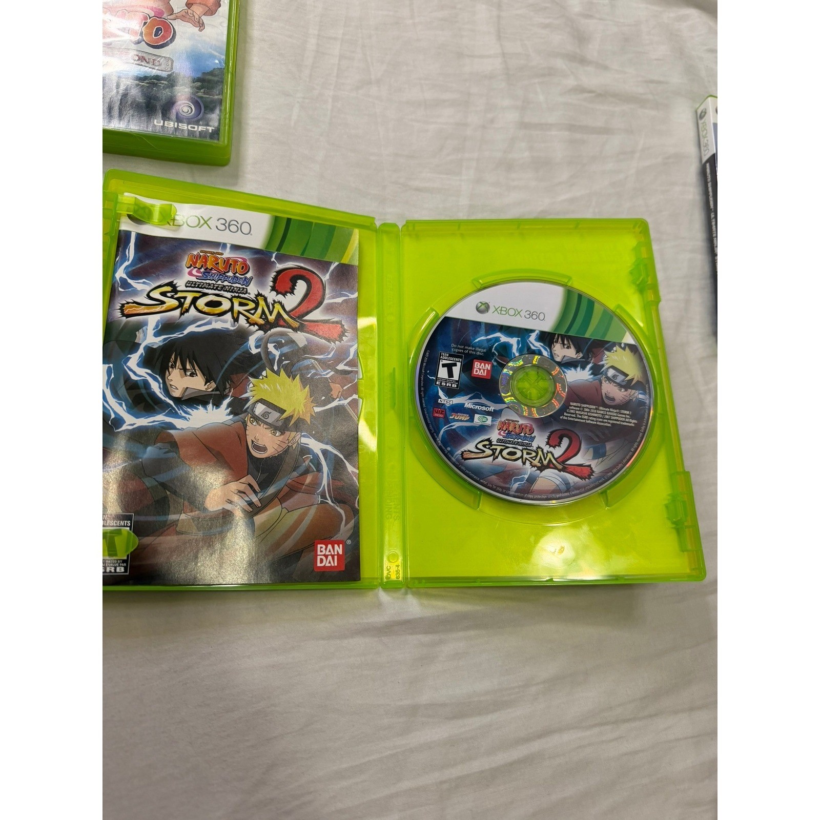 Naruto Xbox 360 Game Lot Broken Bond Storm 2 3 Generations Bundle 4 Games
